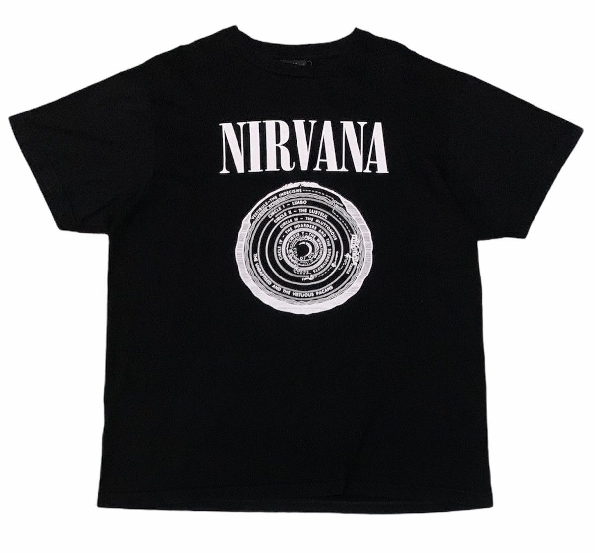 image of Band Tees x Nirvana Design Vintage Band Nirvana Bleach T-Shirt 2000S in Black, Men's (Size Large)