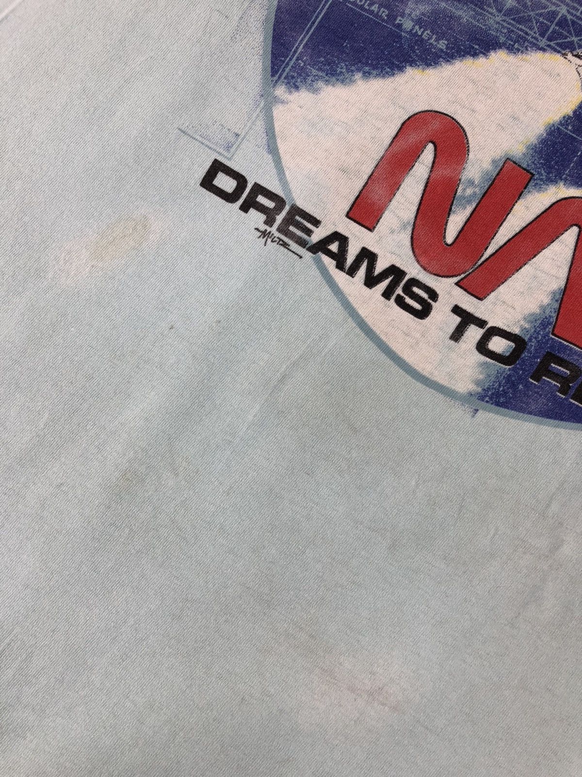 NASA 90s Stedman Tag NASA Shuttle US Space Centre Big Screen Tee Size US XL / EU 56 / 4 - 11 Thumbnail