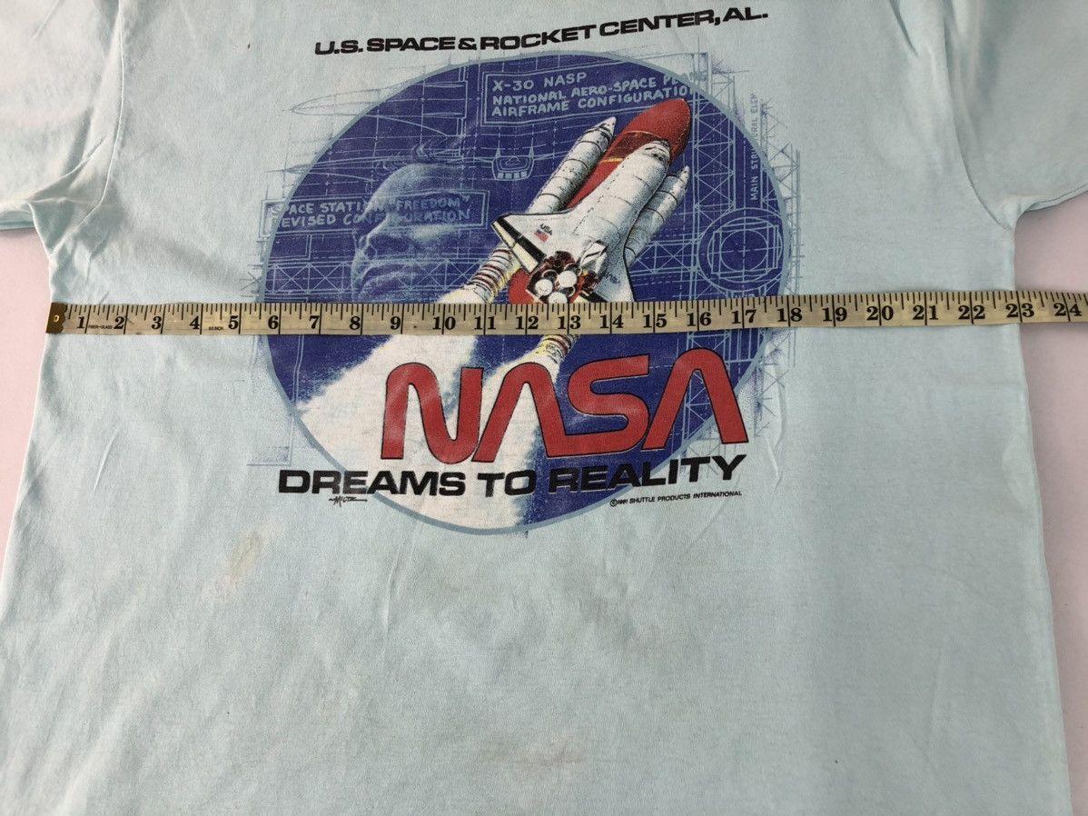 NASA 90s Stedman Tag NASA Shuttle US Space Centre Big Screen Tee Size US XL / EU 56 / 4 - 7 Thumbnail