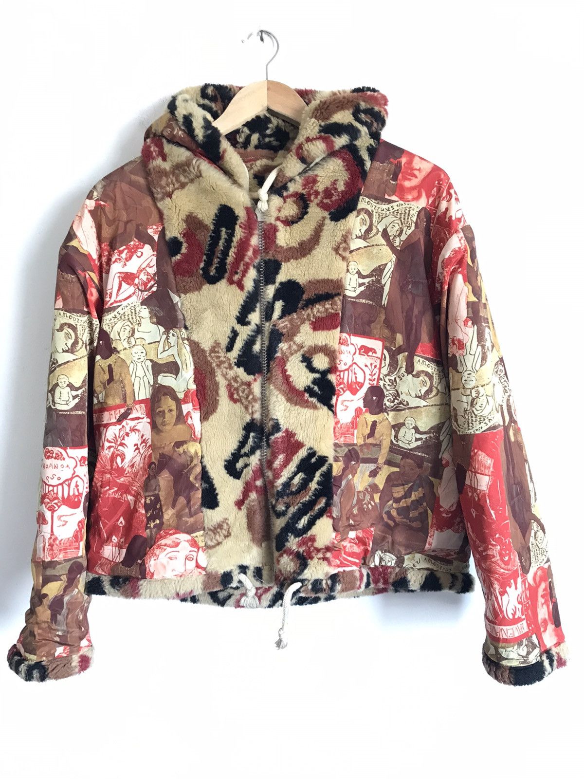 Homespun Knitwear × Japanese Brand 🇯🇵Vintage Deep Pile Saburoku Faux fur Reversible Jacket Size M / US 6-8 / IT 42-44 - 2 Thumbnail