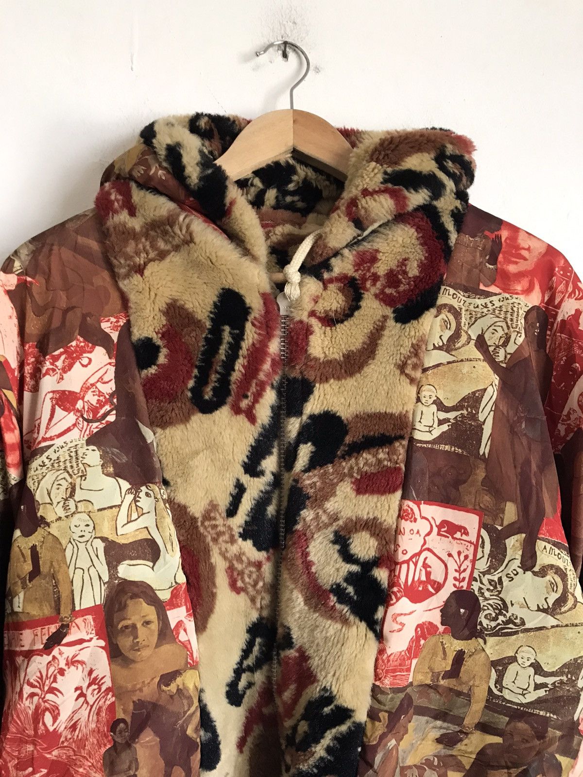 Homespun Knitwear × Japanese Brand 🇯🇵Vintage Deep Pile Saburoku Faux fur Reversible Jacket Size M / US 6-8 / IT 42-44 - 5 Thumbnail