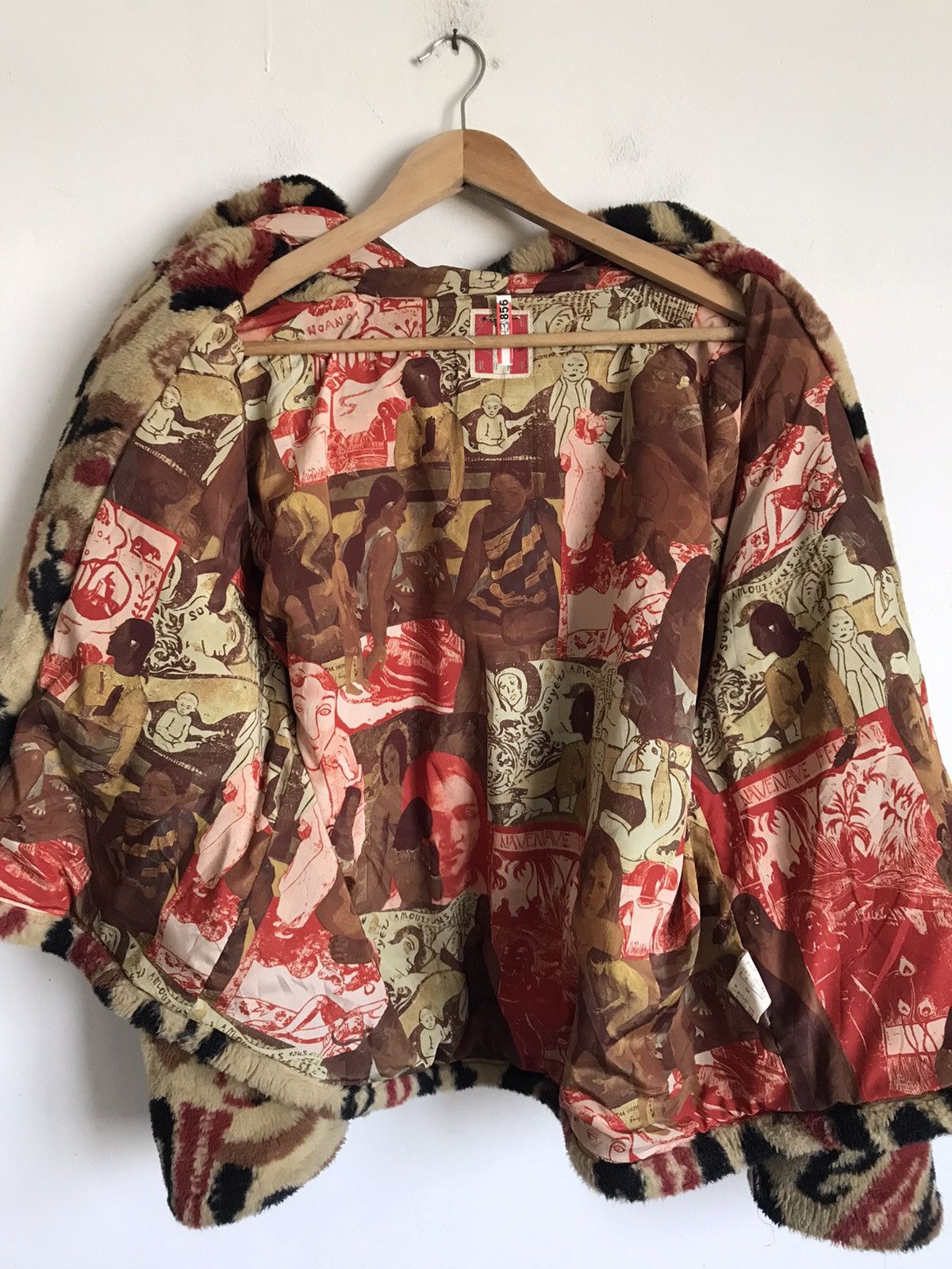 Homespun Knitwear × Japanese Brand 🇯🇵Vintage Deep Pile Saburoku Faux fur Reversible Jacket Size M / US 6-8 / IT 42-44 - 8 Thumbnail