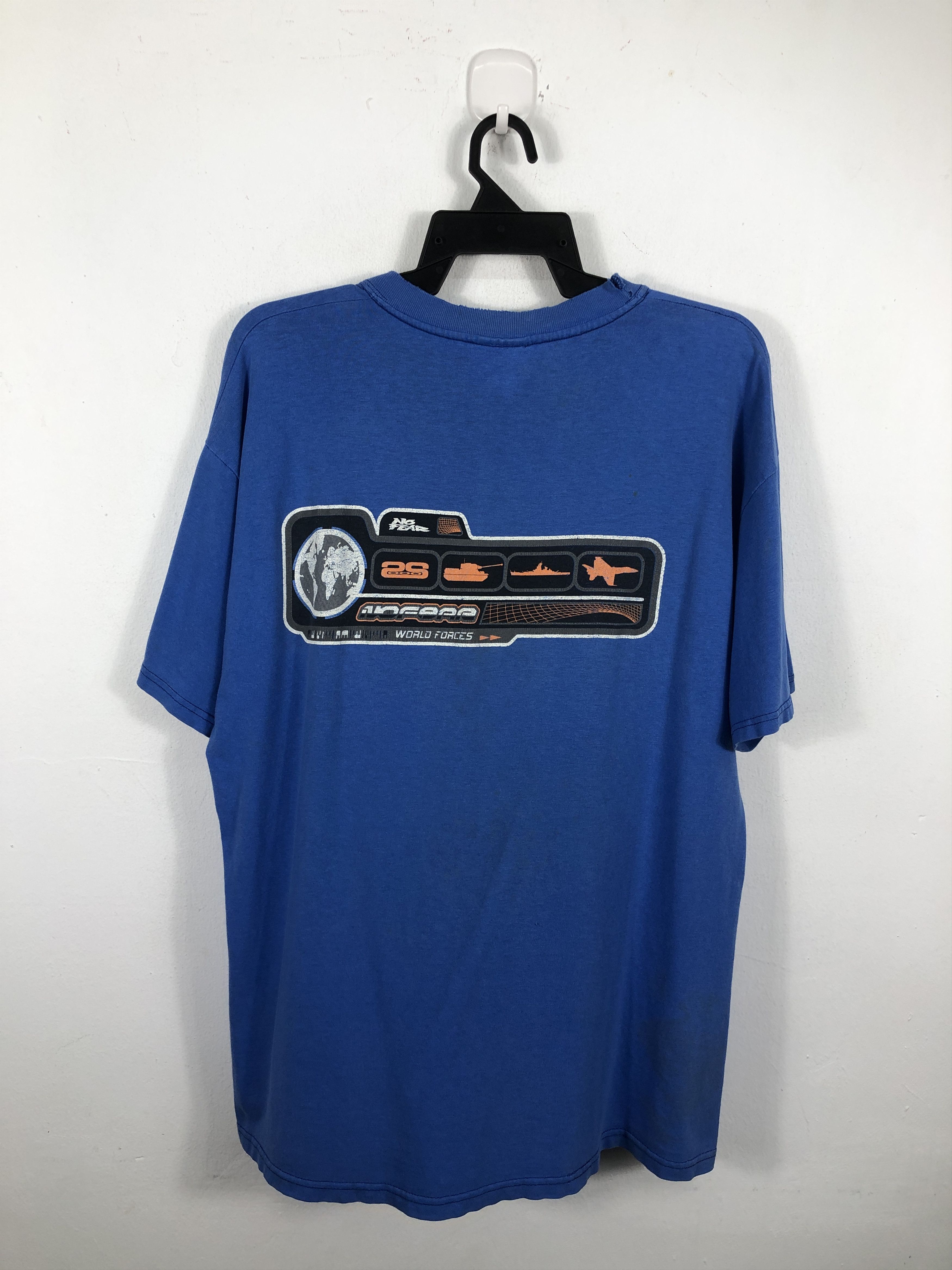 No Fear Vintage No Fear World Force Distress T-Shirt Size US L / EU 52-54 / 3 - 2 Thumbnail