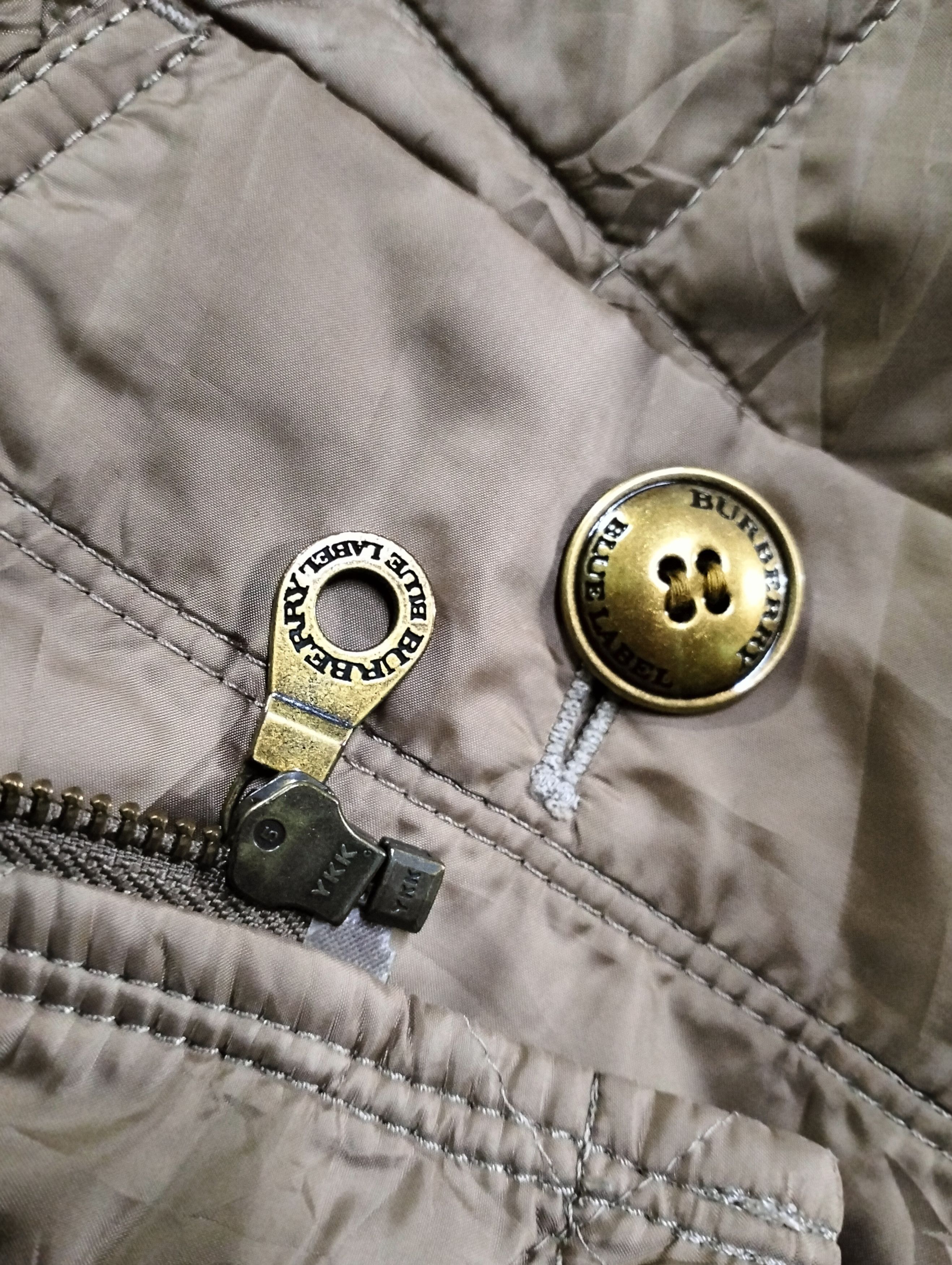 Burberry × Burberry Prorsum Burberry Diamond Quilted Hoddie Zipper Button Jacket Saiz 38 Size S / US 4 / IT 40 - 14 Thumbnail