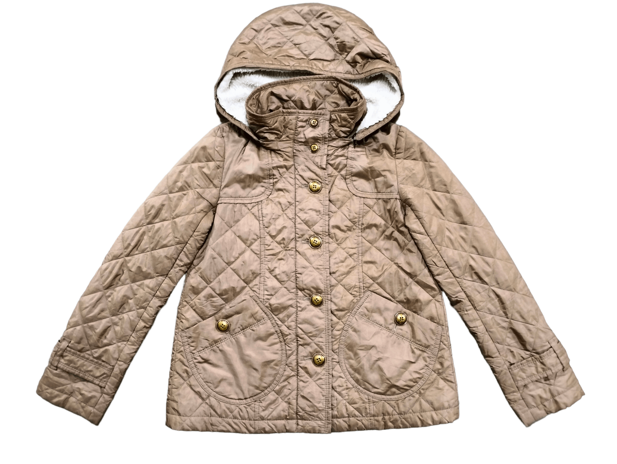 Burberry × Burberry Prorsum Burberry Diamond Quilted Hoddie Zipper Button Jacket Saiz 38 Size S / US 4 / IT 40 - 1 Thumbnail