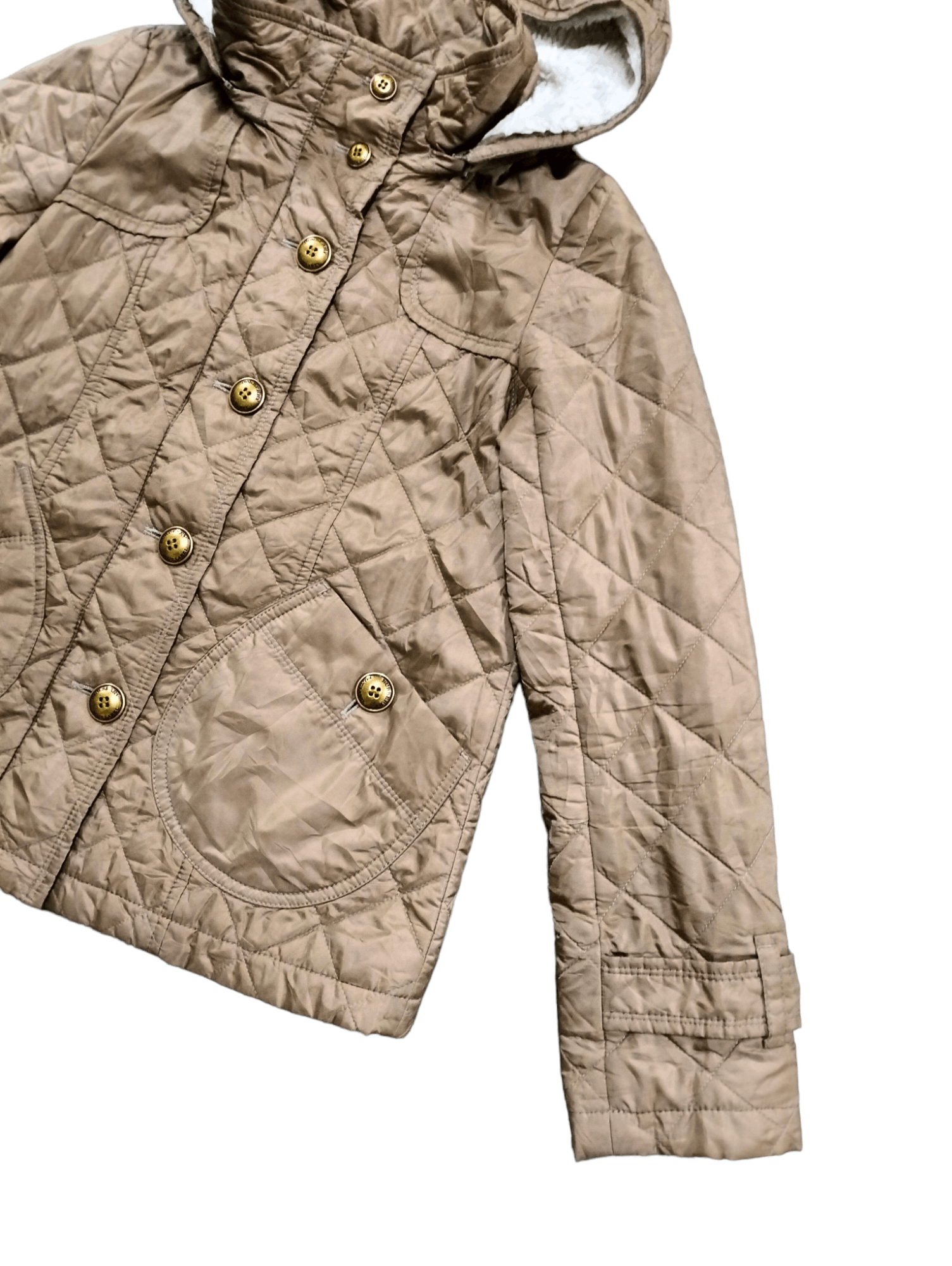 Burberry × Burberry Prorsum Burberry Diamond Quilted Hoddie Zipper Button Jacket Saiz 38 Size S / US 4 / IT 40 - 6 Thumbnail