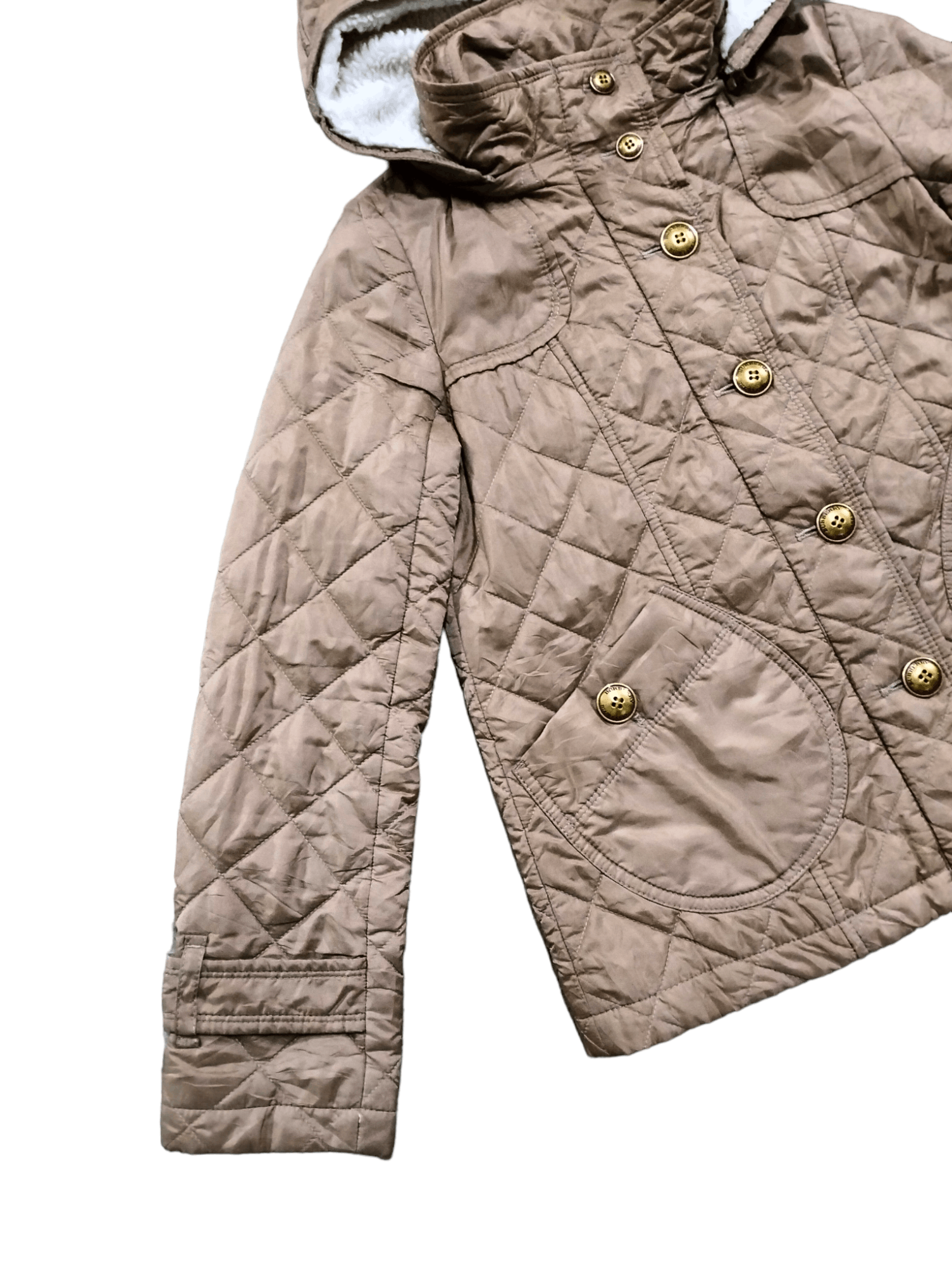 Burberry × Burberry Prorsum Burberry Diamond Quilted Hoddie Zipper Button Jacket Saiz 38 Size S / US 4 / IT 40 - 7 Thumbnail