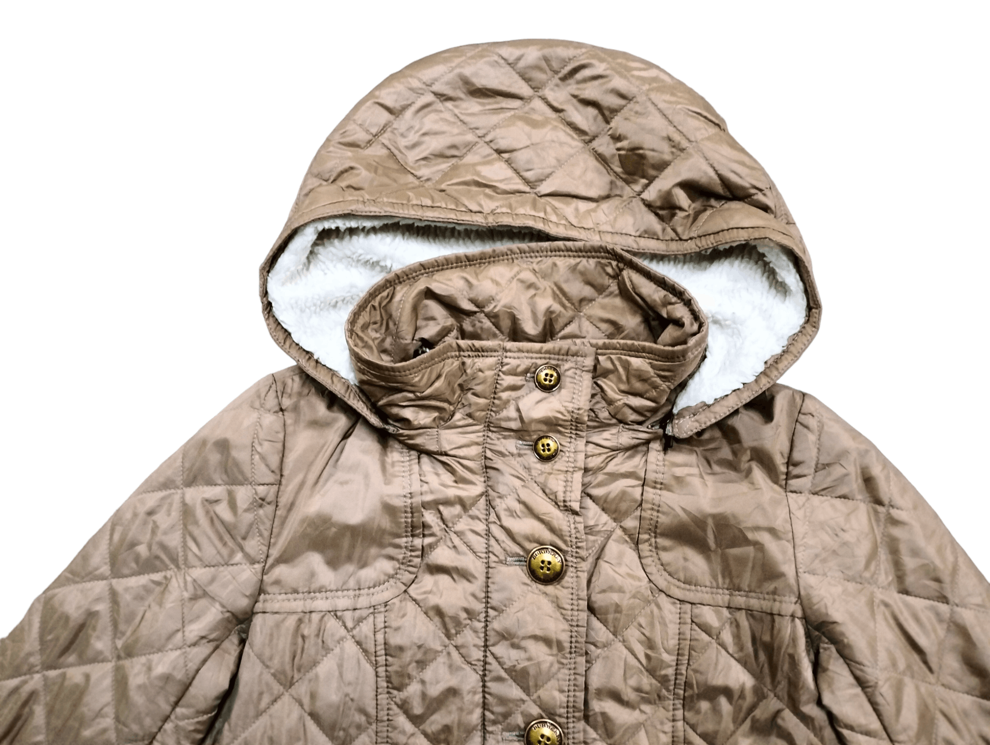 Burberry × Burberry Prorsum Burberry Diamond Quilted Hoddie Zipper Button Jacket Saiz 38 Size S / US 4 / IT 40 - 8 Thumbnail