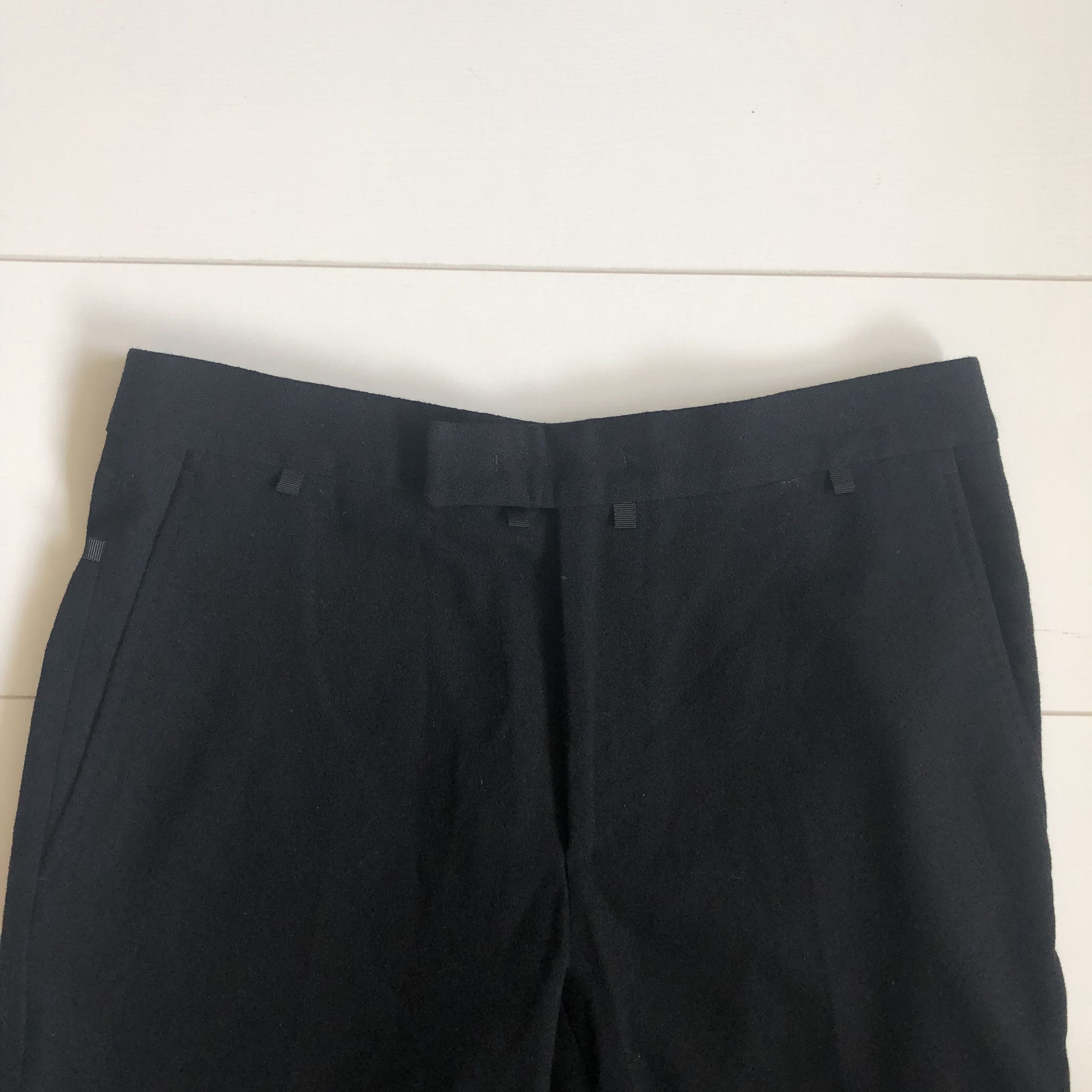 Yang Li Yang LI FW 2013 Slim Black Mohair Trousers Size US 28 / EU 44 - 3 Thumbnail