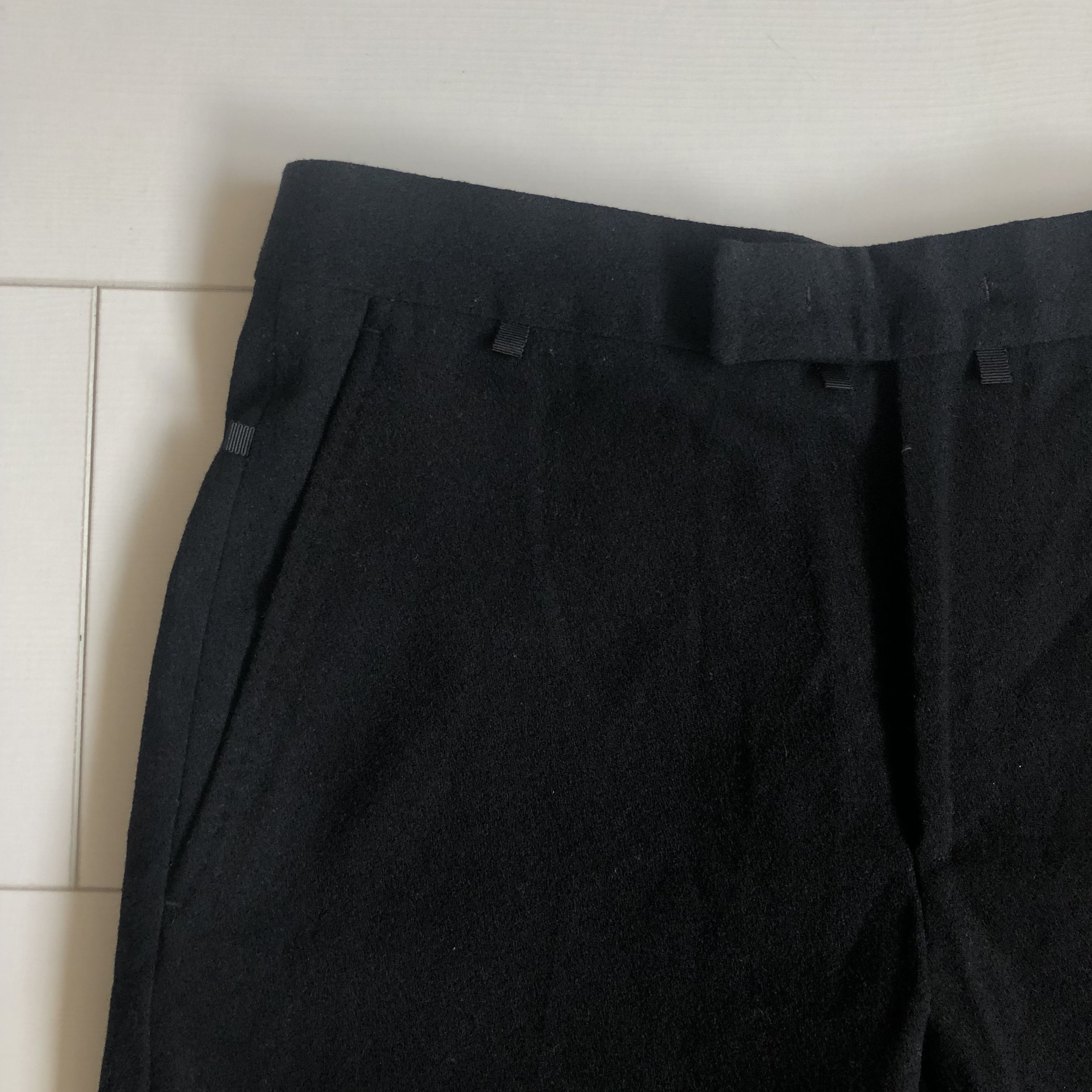 Yang Li Yang LI FW 2013 Slim Black Mohair Trousers Size US 28 / EU 44 - 5 Thumbnail