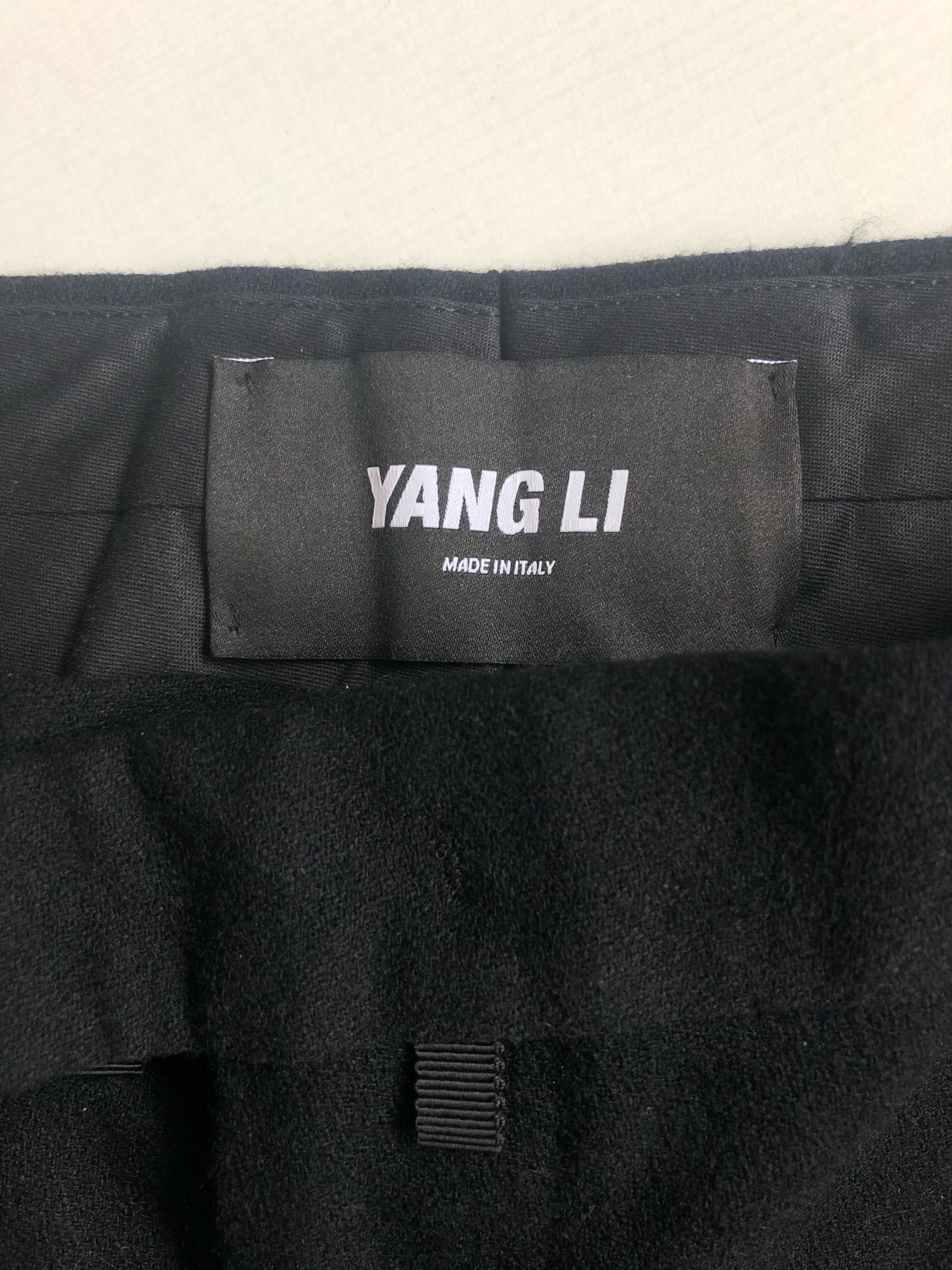 Yang Li Yang LI FW 2013 Slim Black Mohair Trousers Size US 28 / EU 44 - 7 Thumbnail