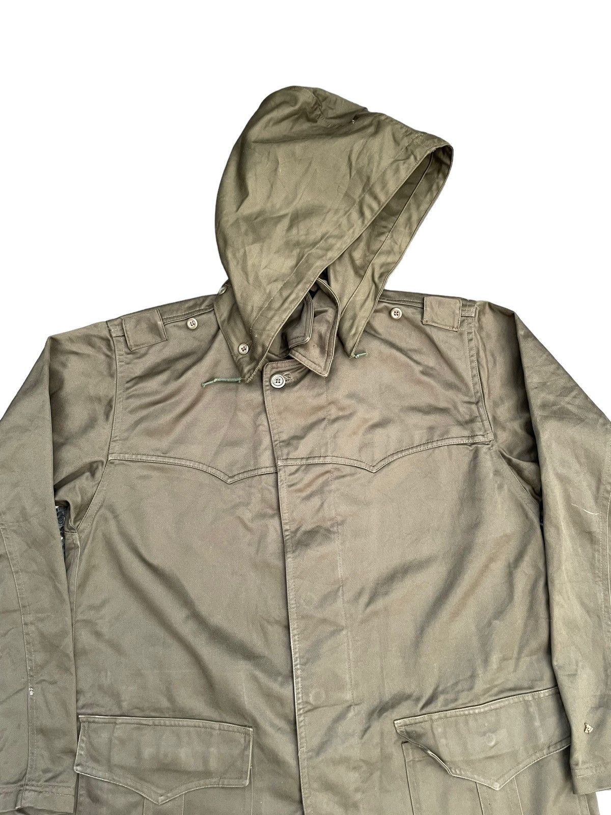 Vintage Vintage 1985 Yugoslavia Army Fishtail Parka Jacket Size US M / EU 48-50 / 2 - 3 Thumbnail