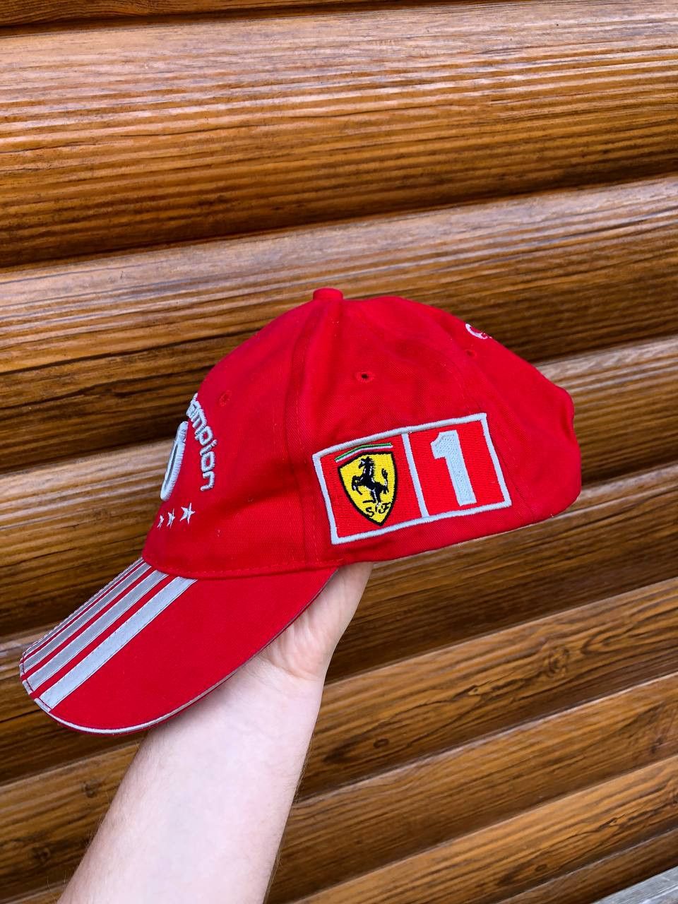 Vintage FERRARI CAP VINTAGE MICHAEL SCHUMACHER CAP CAP OFFICIAL Size ONE SIZE - 2 Thumbnail