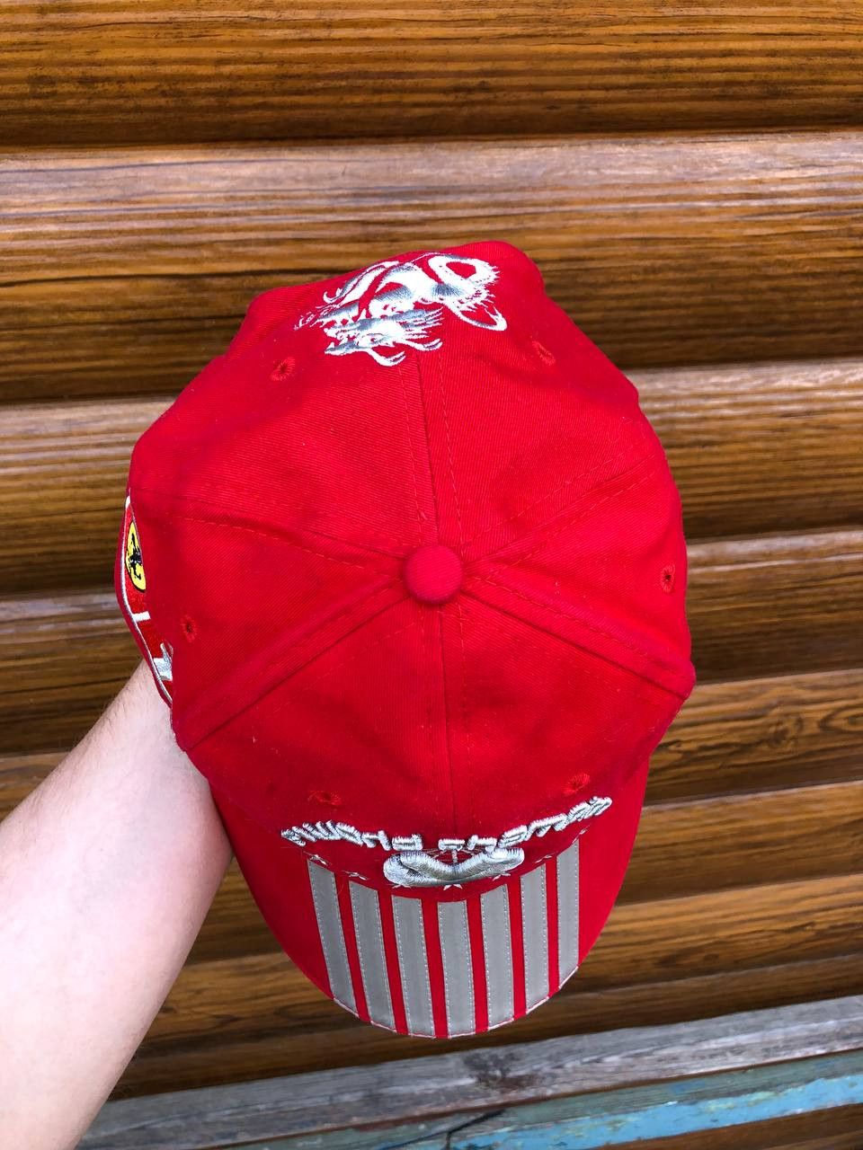 Vintage FERRARI CAP VINTAGE MICHAEL SCHUMACHER CAP CAP OFFICIAL Size ONE SIZE - 4 Thumbnail