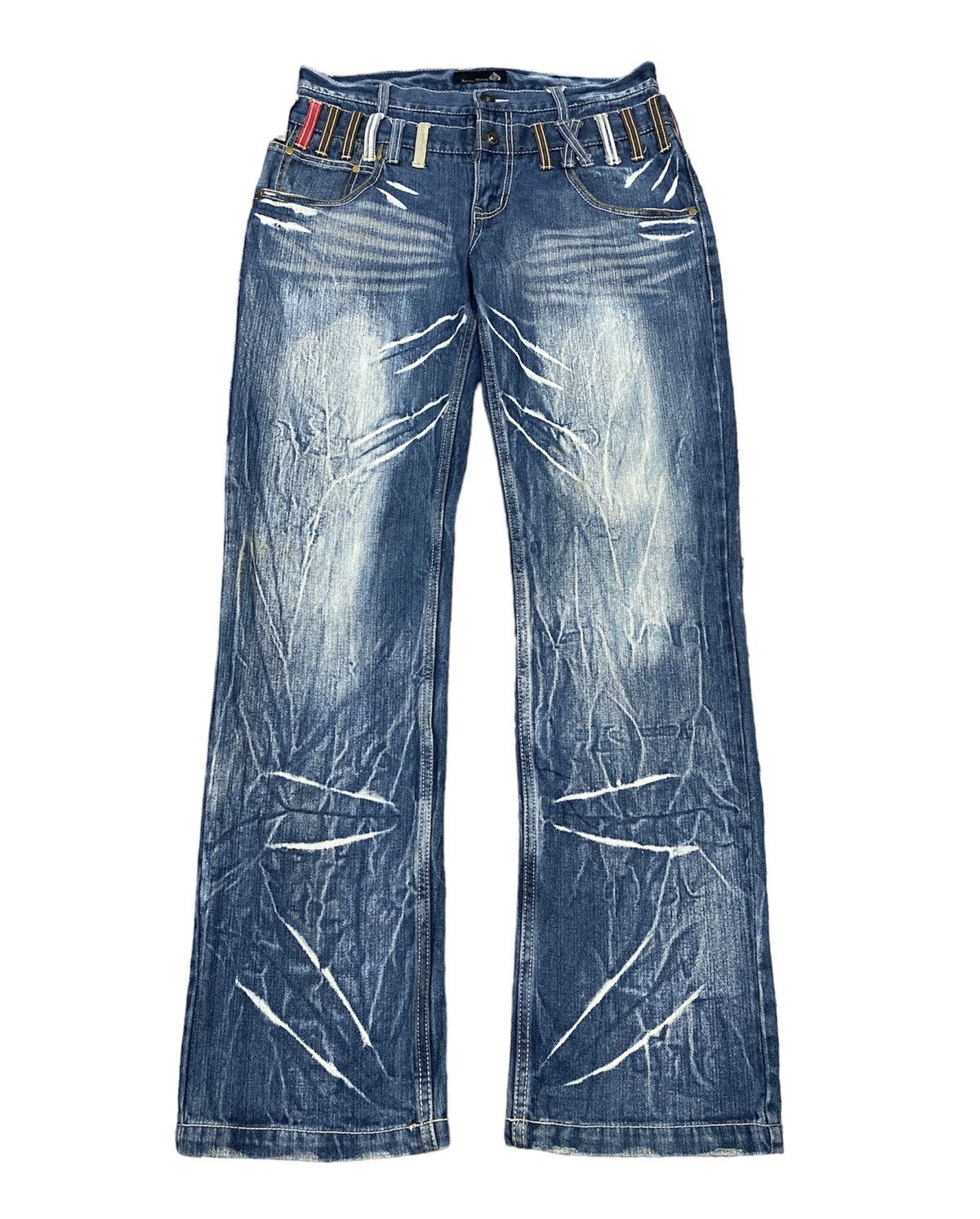 Japanese Brand Double waist Jeans inspired number nine Size US 33 - 1 Thumbnail