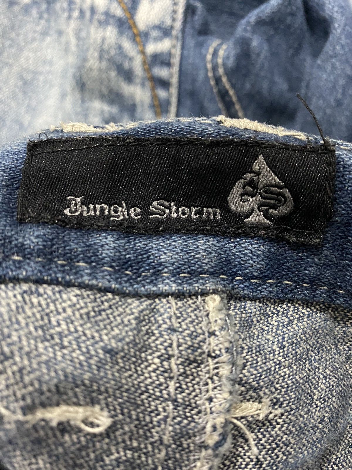 Japanese Brand Double waist Jeans inspired number nine Size US 33 - 8 Thumbnail