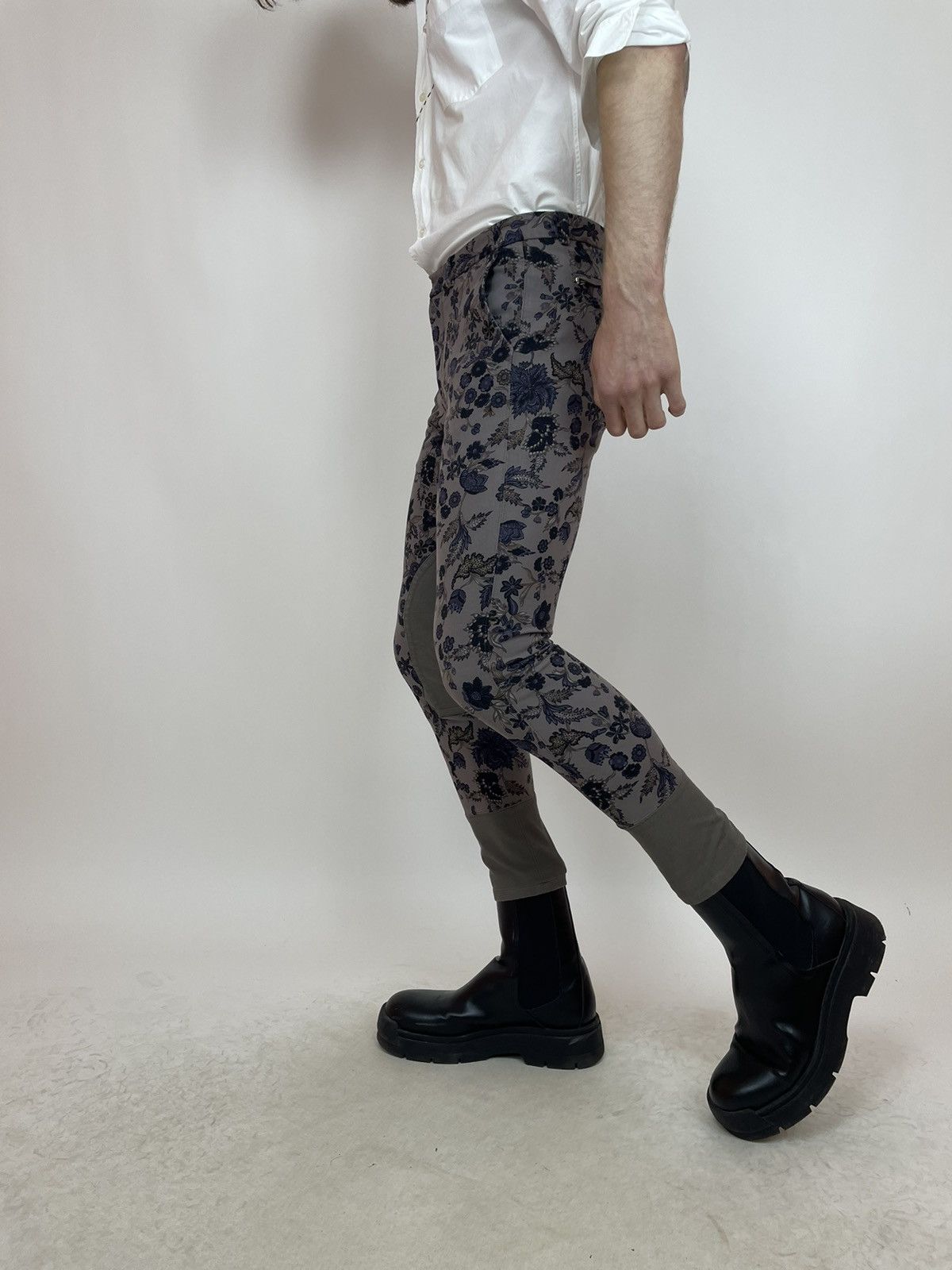 Gucci GUCCI FLORAL CHINO PANTS Super slim 2013/2014 Mens size 48 Size US 31 - 4 Thumbnail