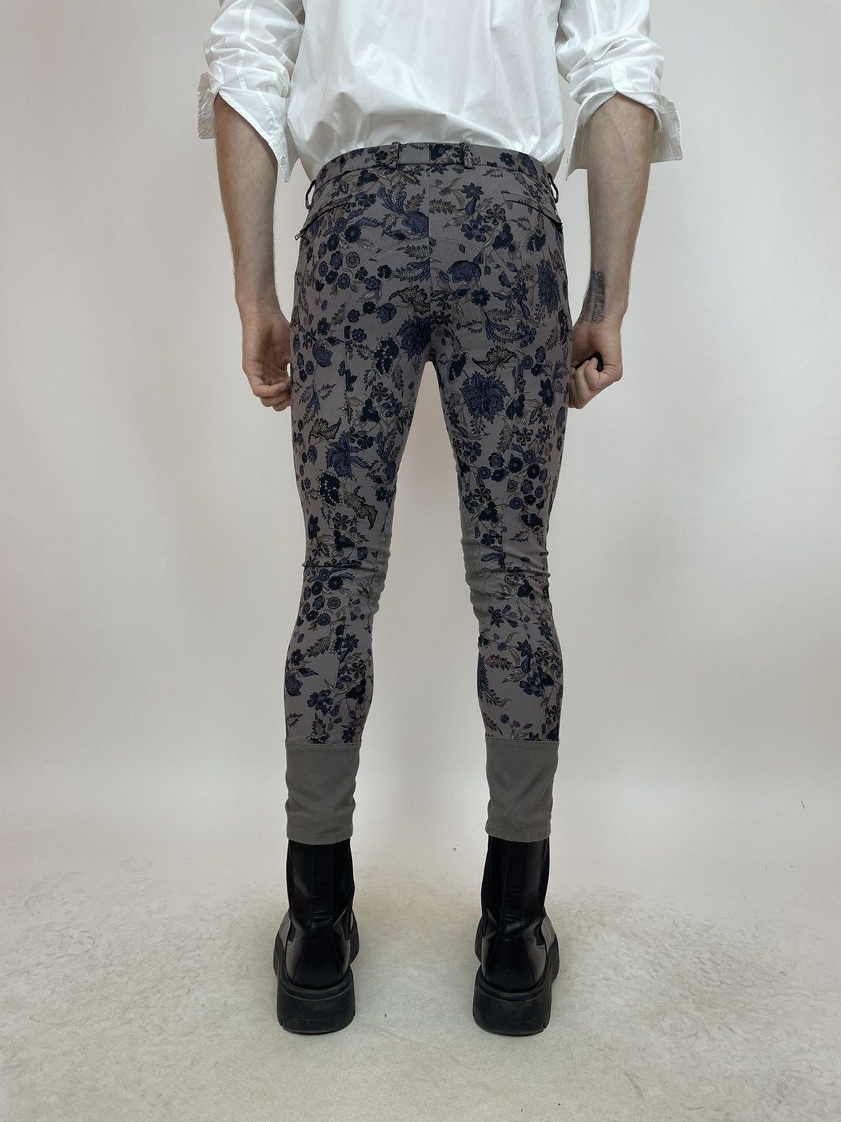 Gucci GUCCI FLORAL CHINO PANTS Super slim 2013/2014 Mens size 48 Size US 31 - 8 Thumbnail