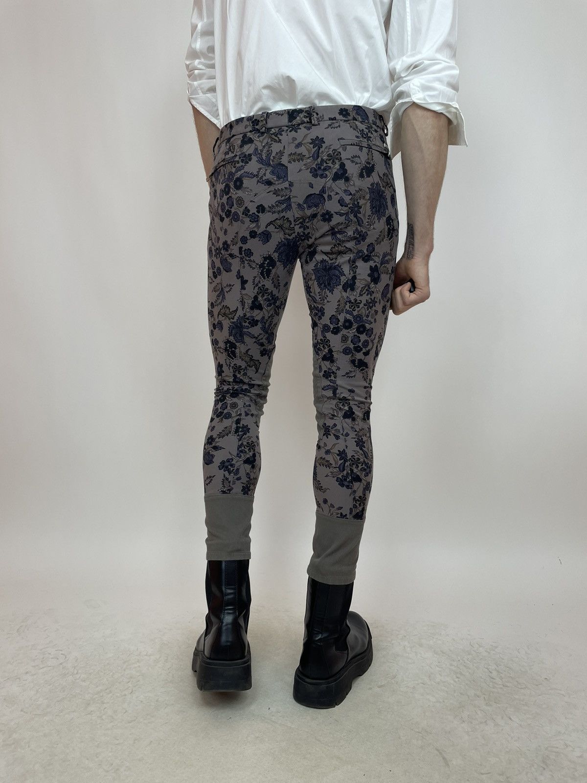 Gucci GUCCI FLORAL CHINO PANTS Super slim 2013/2014 Mens size 48 Size US 31 - 9 Thumbnail
