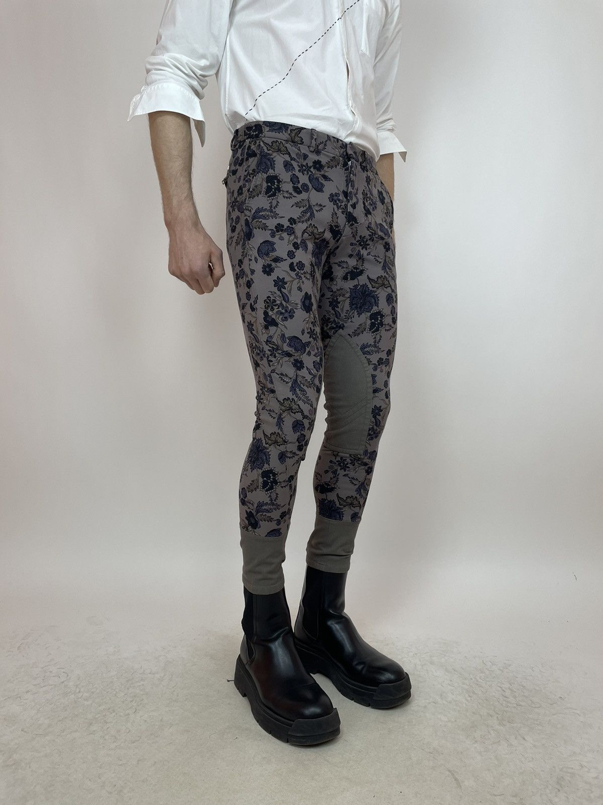 Gucci GUCCI FLORAL CHINO PANTS Super slim 2013/2014 Mens size 48 Size US 31 - 7 Thumbnail
