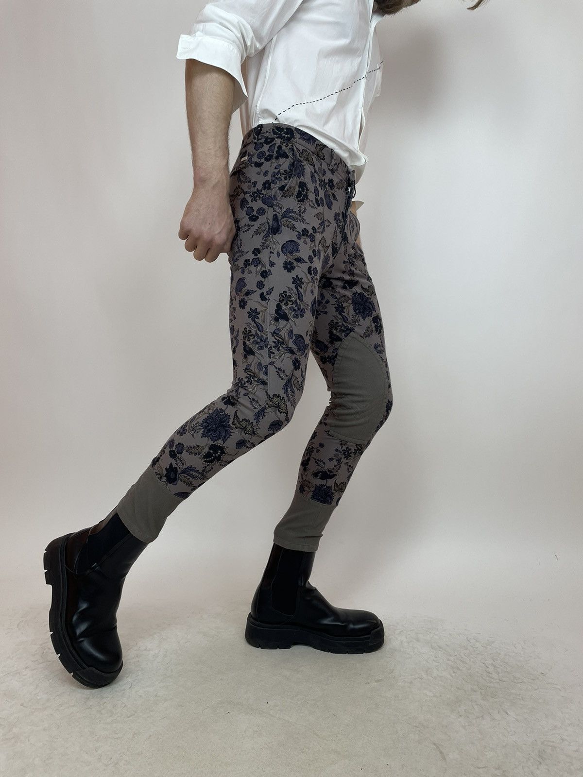 Gucci GUCCI FLORAL CHINO PANTS Super slim 2013/2014 Mens size 48 Size US 31 - 5 Thumbnail