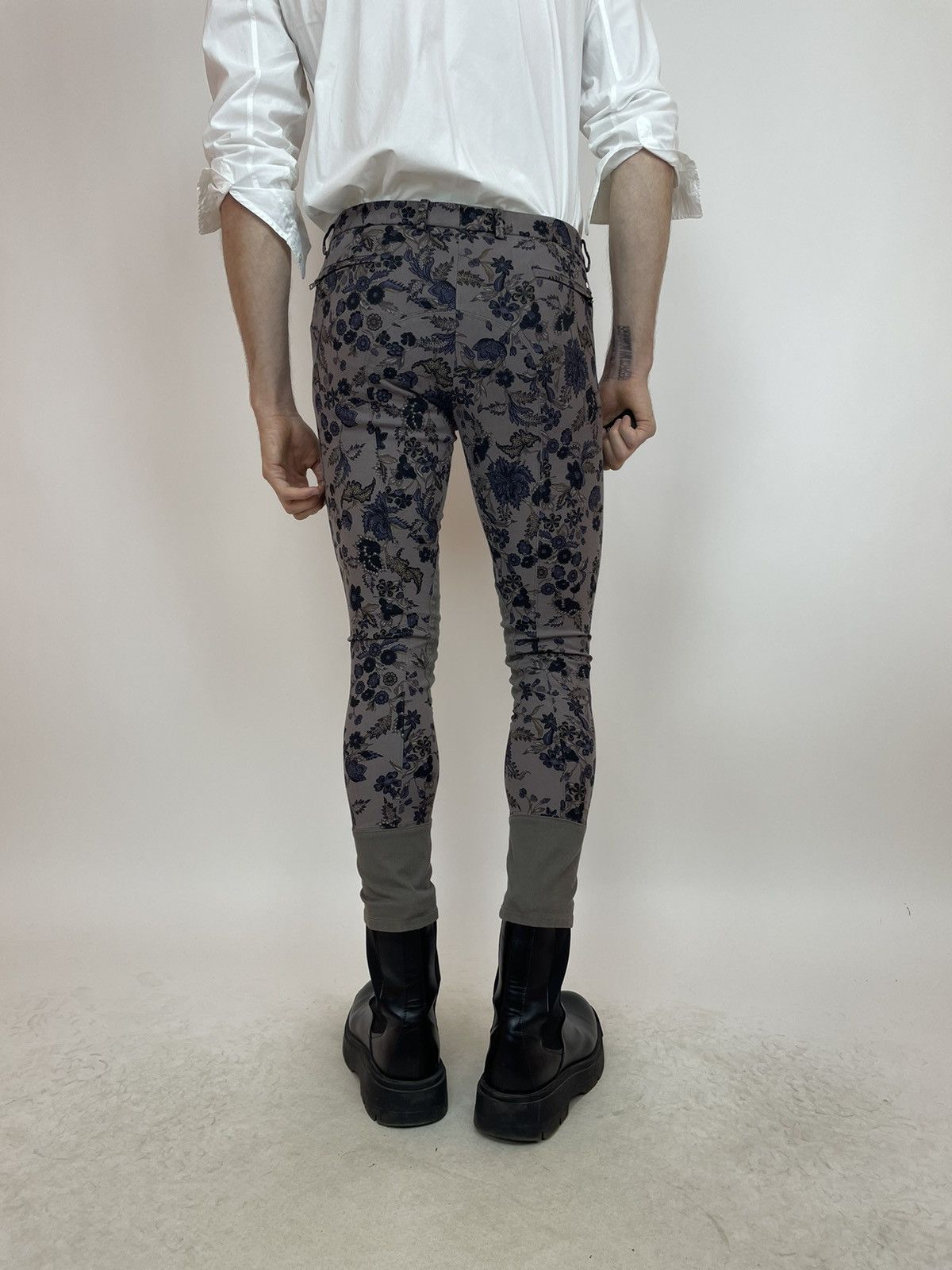Gucci GUCCI FLORAL CHINO PANTS Super slim 2013/2014 Mens size 48 Size US 31 - 10 Thumbnail