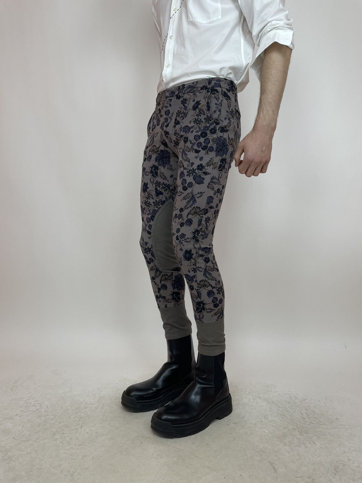 Gucci GUCCI FLORAL CHINO PANTS Super slim 2013/2014 Mens size 48 Size US 31 - 6 Thumbnail
