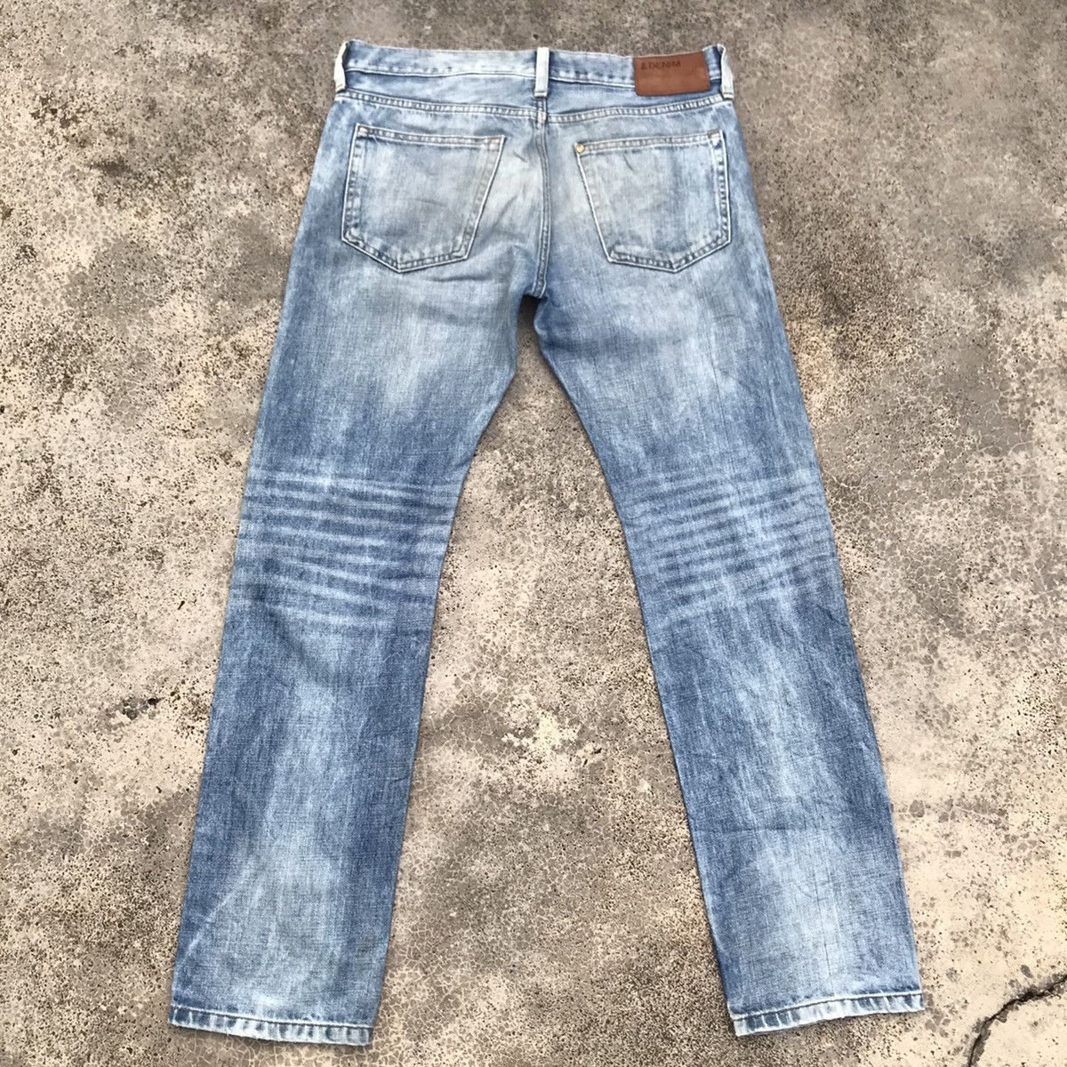 Japanese Brand W32💥Vintage Japanese Brand Faded Blue Wash Jeans Size US 32 / EU 48 - 18 Thumbnail