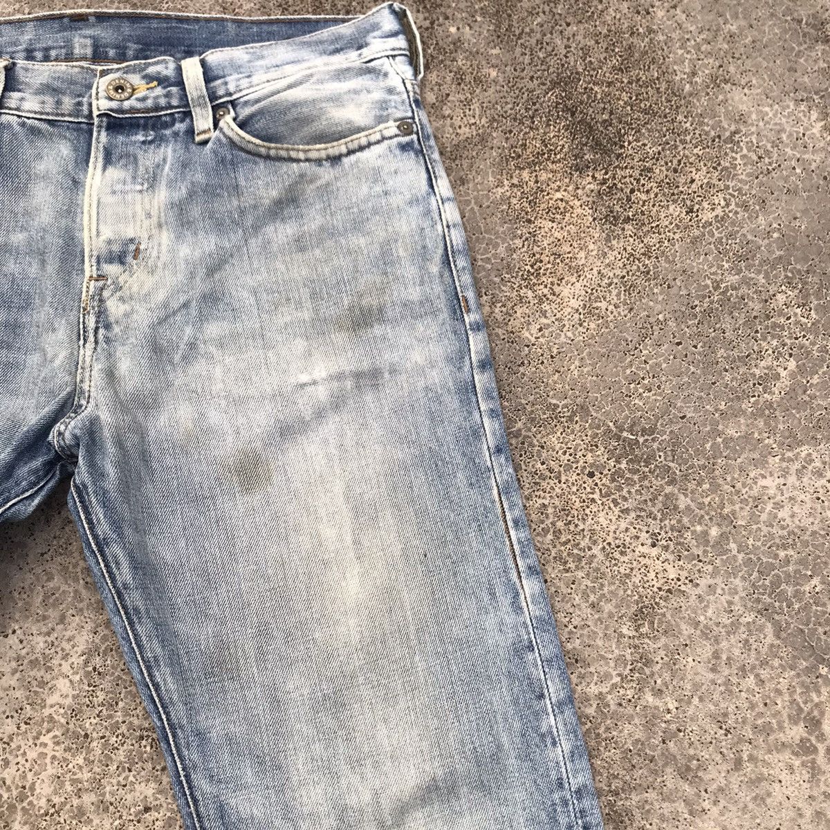 Japanese Brand W32💥Vintage Japanese Brand Faded Blue Wash Jeans Size US 32 / EU 48 - 5 Thumbnail