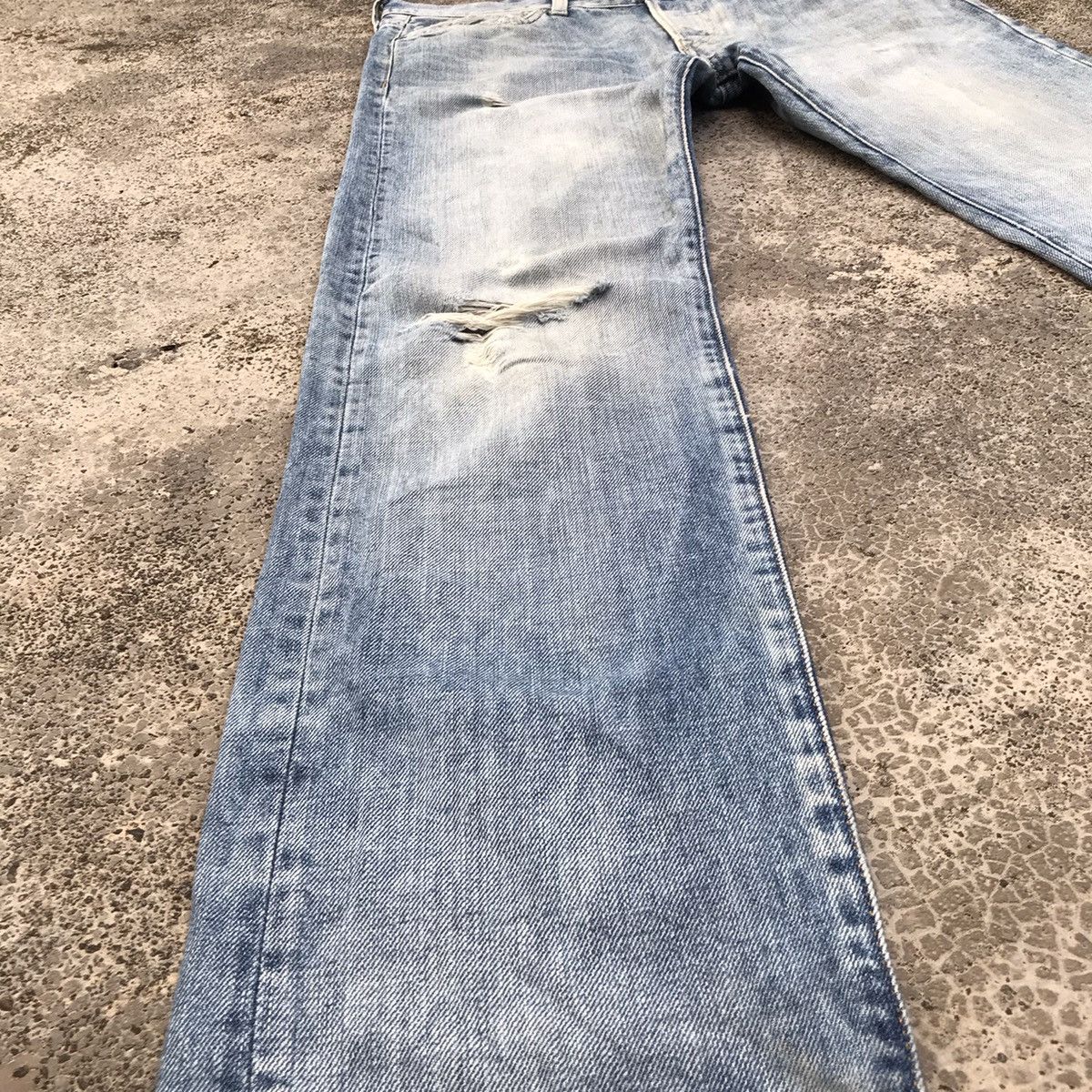 Japanese Brand W32💥Vintage Japanese Brand Faded Blue Wash Jeans Size US 32 / EU 48 - 6 Thumbnail