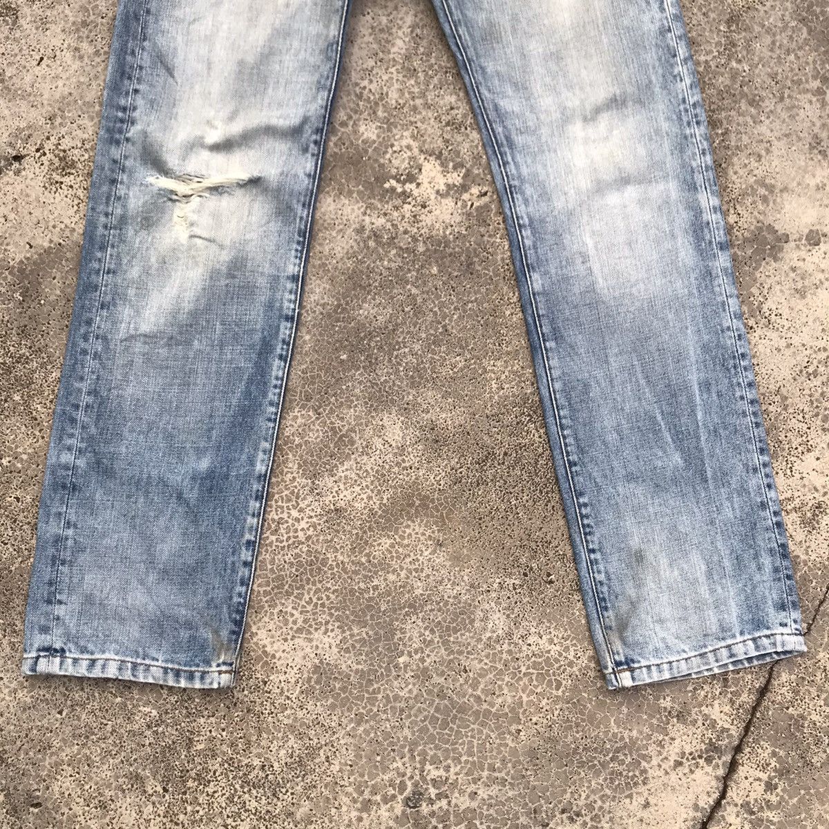 Japanese Brand W32💥Vintage Japanese Brand Faded Blue Wash Jeans Size US 32 / EU 48 - 3 Thumbnail
