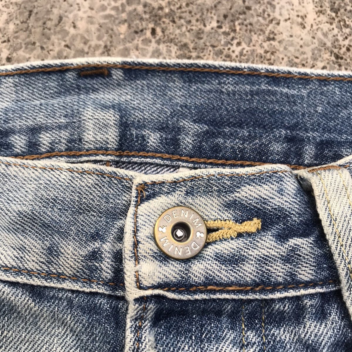 Japanese Brand W32💥Vintage Japanese Brand Faded Blue Wash Jeans Size US 32 / EU 48 - 12 Thumbnail