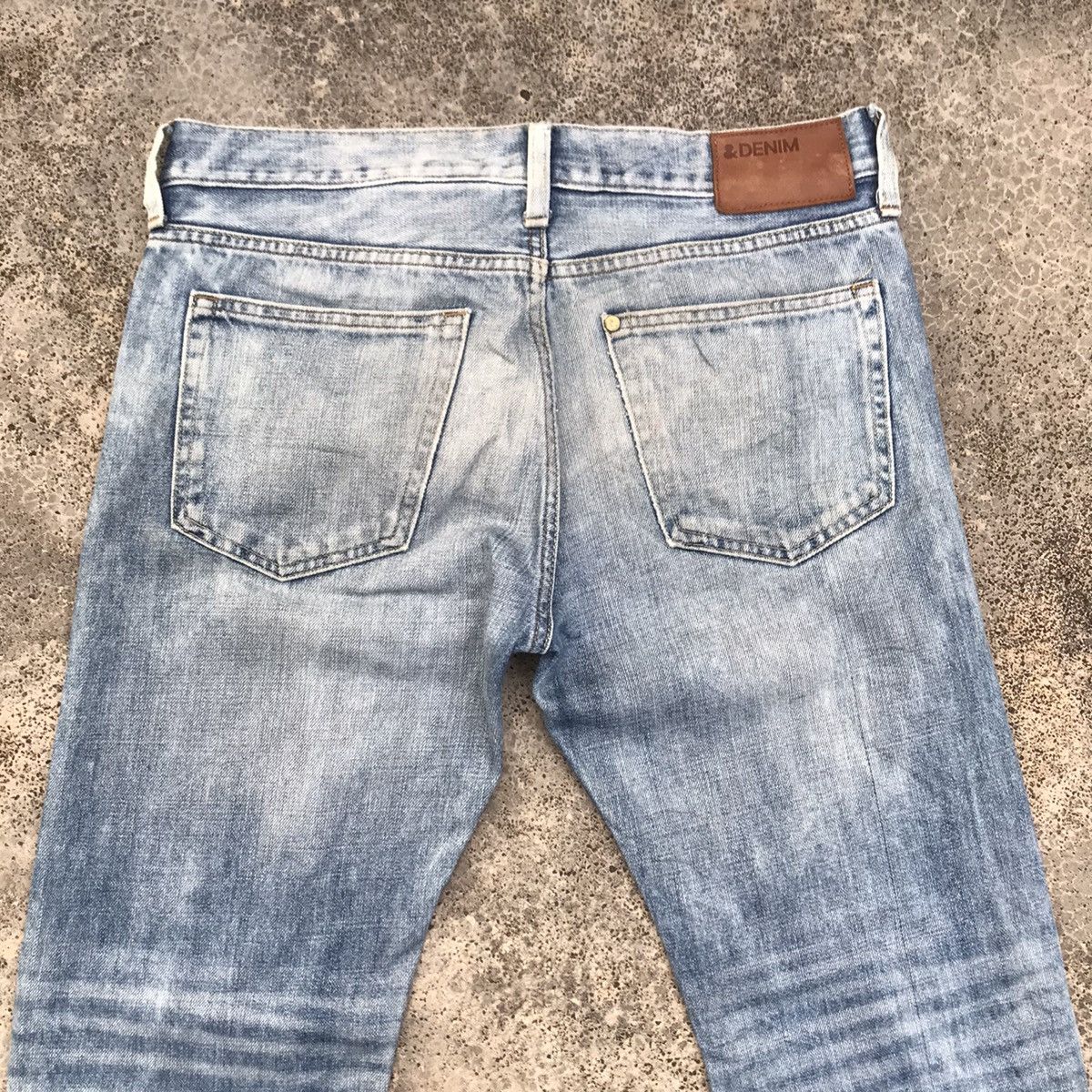 Japanese Brand W32💥Vintage Japanese Brand Faded Blue Wash Jeans Size US 32 / EU 48 - 17 Thumbnail