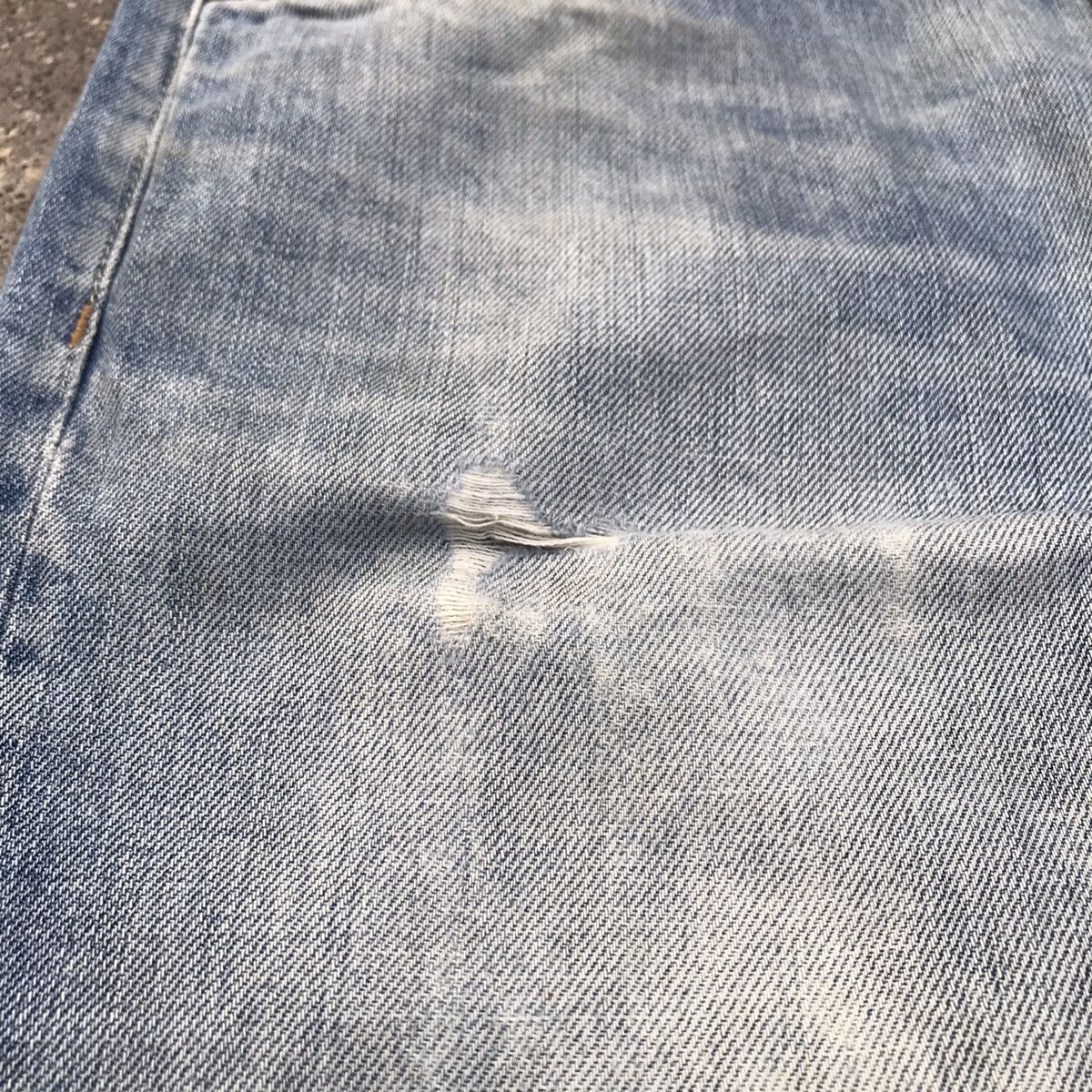 Japanese Brand W32💥Vintage Japanese Brand Faded Blue Wash Jeans Size US 32 / EU 48 - 8 Thumbnail
