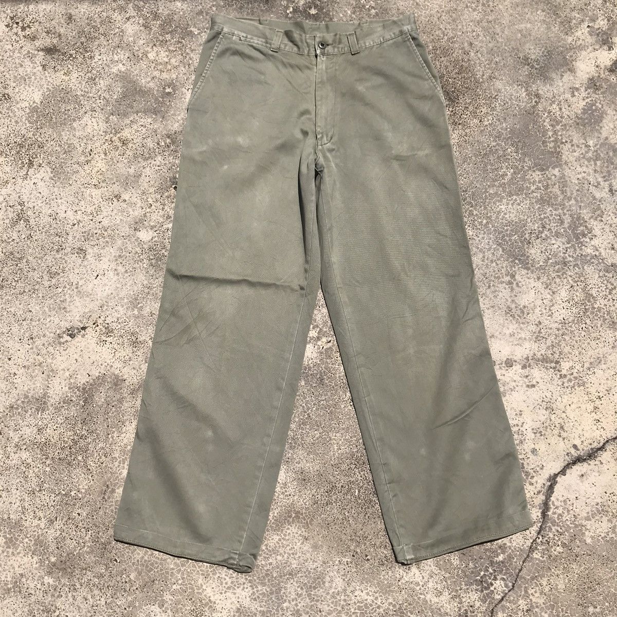 Edwin Vintage Edwin Faded Military Baggy Trousers Pants Size US 32 / EU 48 - 1 Thumbnail