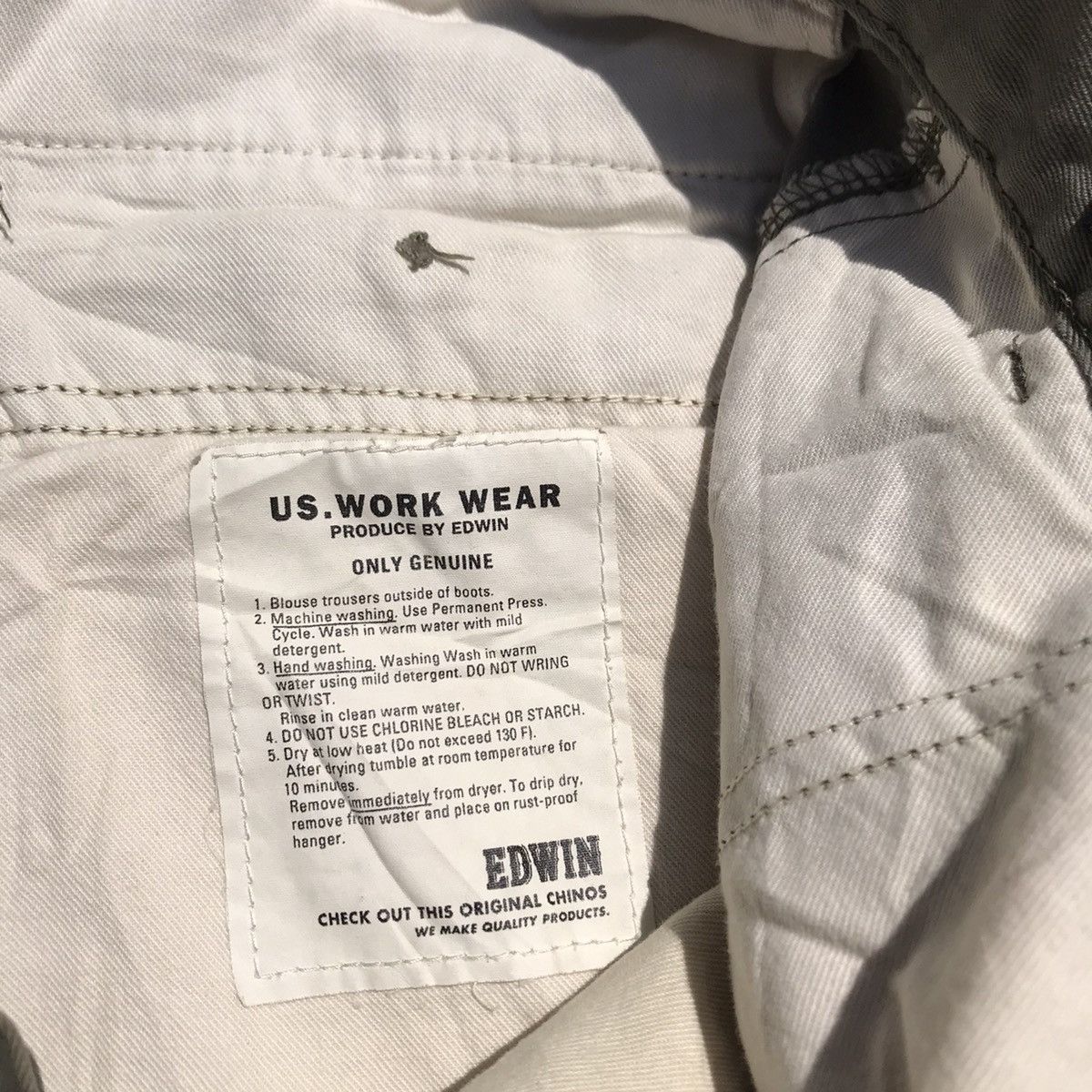 Edwin Vintage Edwin Faded Military Baggy Trousers Pants Size US 32 / EU 48 - 11 Thumbnail