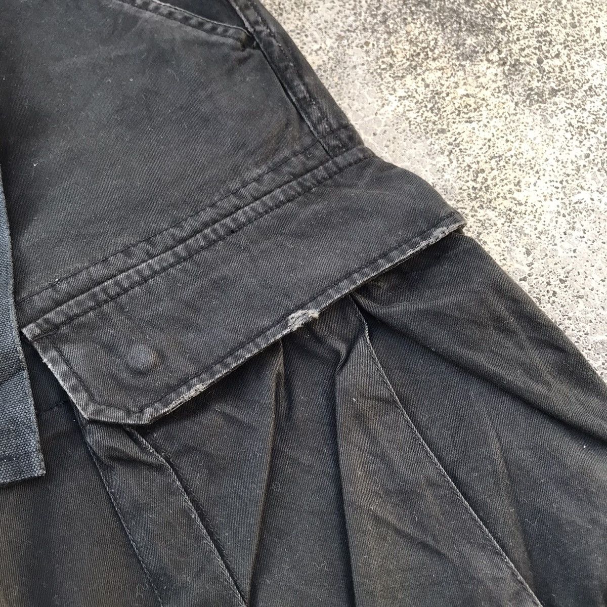 Japanese Brand Real Crush Clothing Faded Big Pocket Tactical Cargo Pants Size US 30 / EU 46 - 6 Thumbnail