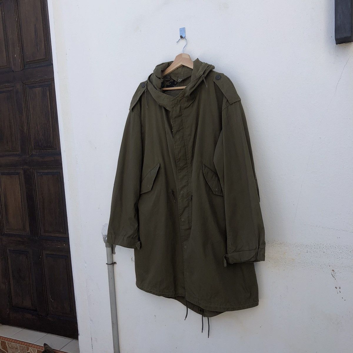 Japanese Brand MILITARY SHU PARKA JACKET FISH TAIL INSPIRED BY RICK OWENS Size US L / EU 52-54 / 3 - 2 Thumbnail