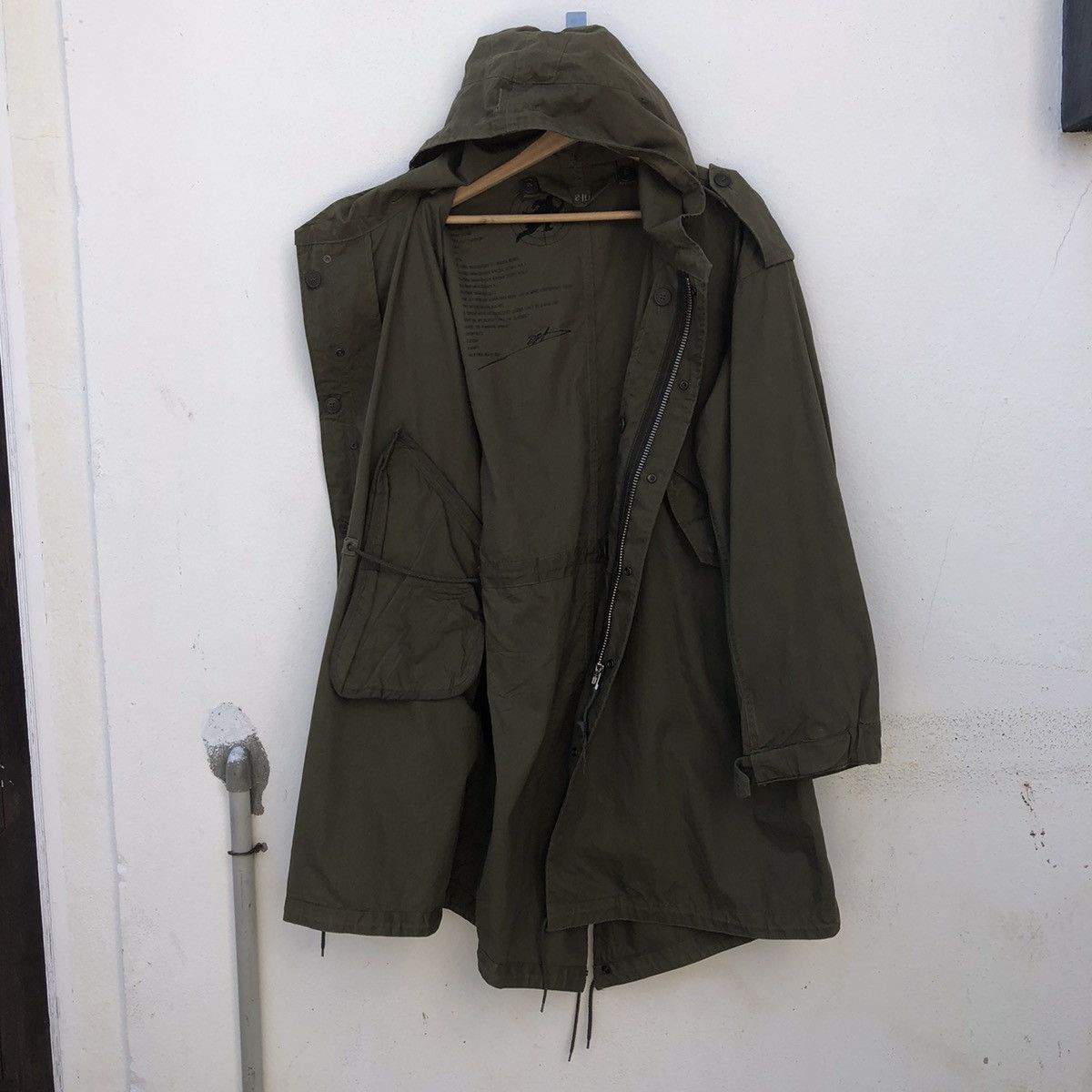 Japanese Brand MILITARY SHU PARKA JACKET FISH TAIL INSPIRED BY RICK OWENS Size US L / EU 52-54 / 3 - 8 Thumbnail