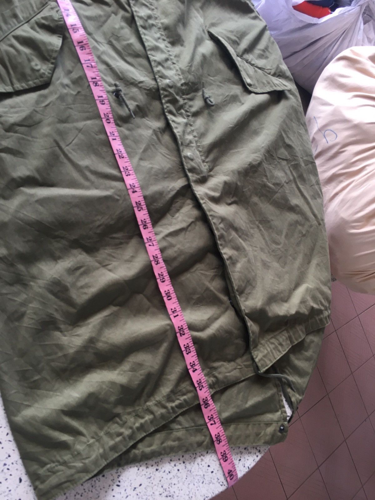 Japanese Brand MILITARY SHU PARKA JACKET FISH TAIL INSPIRED BY RICK OWENS Size US L / EU 52-54 / 3 - 14 Thumbnail