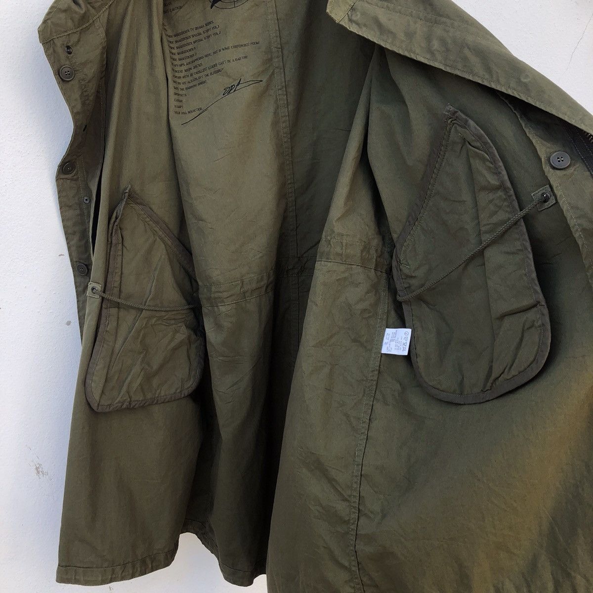 Japanese Brand MILITARY SHU PARKA JACKET FISH TAIL INSPIRED BY RICK OWENS Size US L / EU 52-54 / 3 - 12 Thumbnail