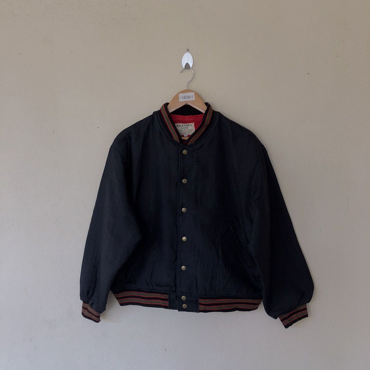 Vintage KEARNEY HOUSE FLIGHT EMBROIDERED BIG LOGO BOMBER JACKET Size US M / EU 48-50 / 2 - 5 Thumbnail