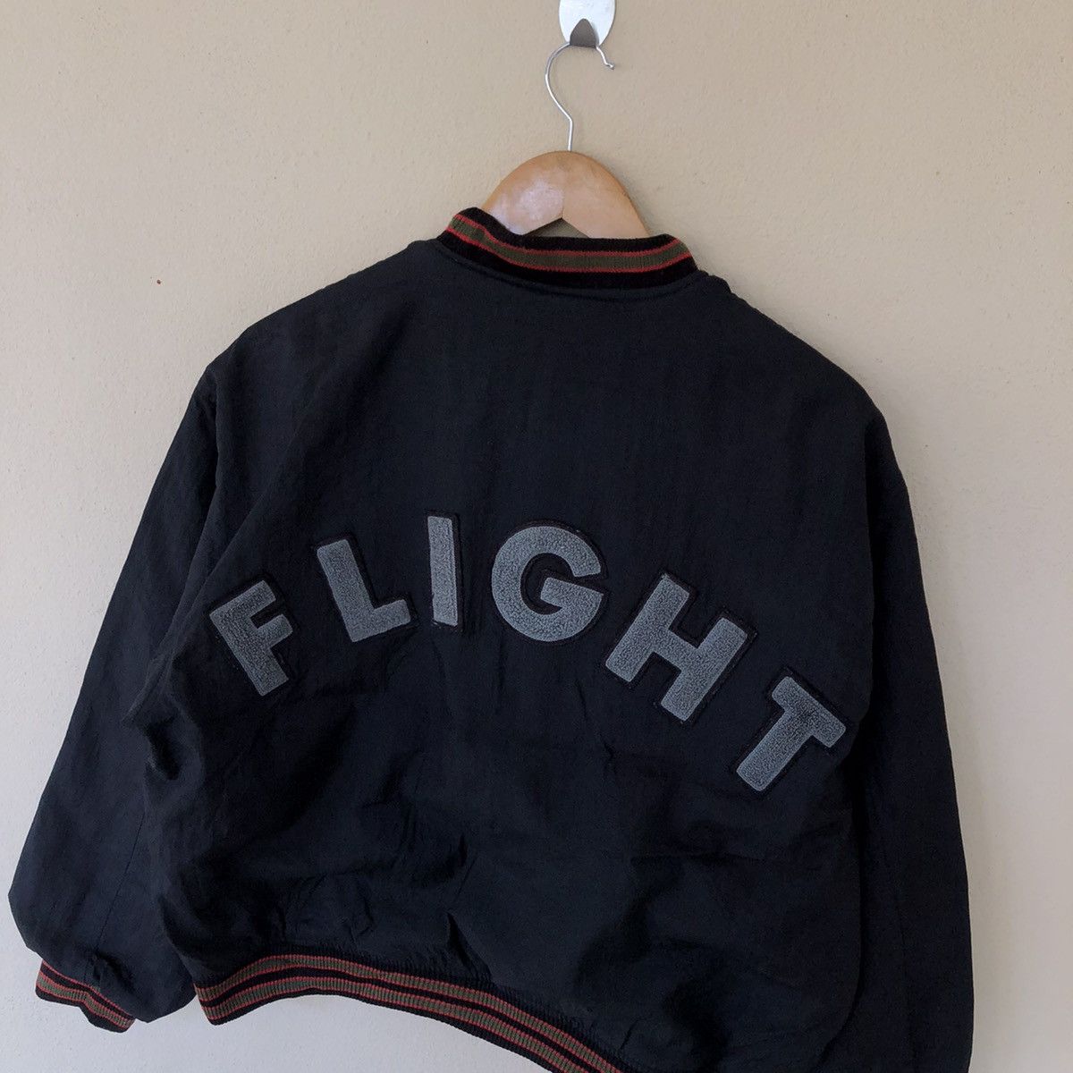 Vintage KEARNEY HOUSE FLIGHT EMBROIDERED BIG LOGO BOMBER JACKET Size US M / EU 48-50 / 2 - 3 Thumbnail