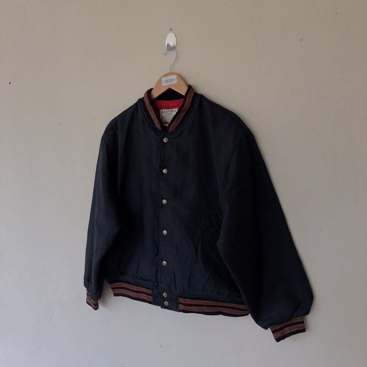 Vintage KEARNEY HOUSE FLIGHT EMBROIDERED BIG LOGO BOMBER JACKET Size US M / EU 48-50 / 2 - 6 Thumbnail