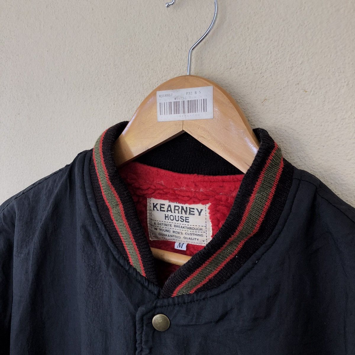 Vintage KEARNEY HOUSE FLIGHT EMBROIDERED BIG LOGO BOMBER JACKET Size US M / EU 48-50 / 2 - 7 Thumbnail