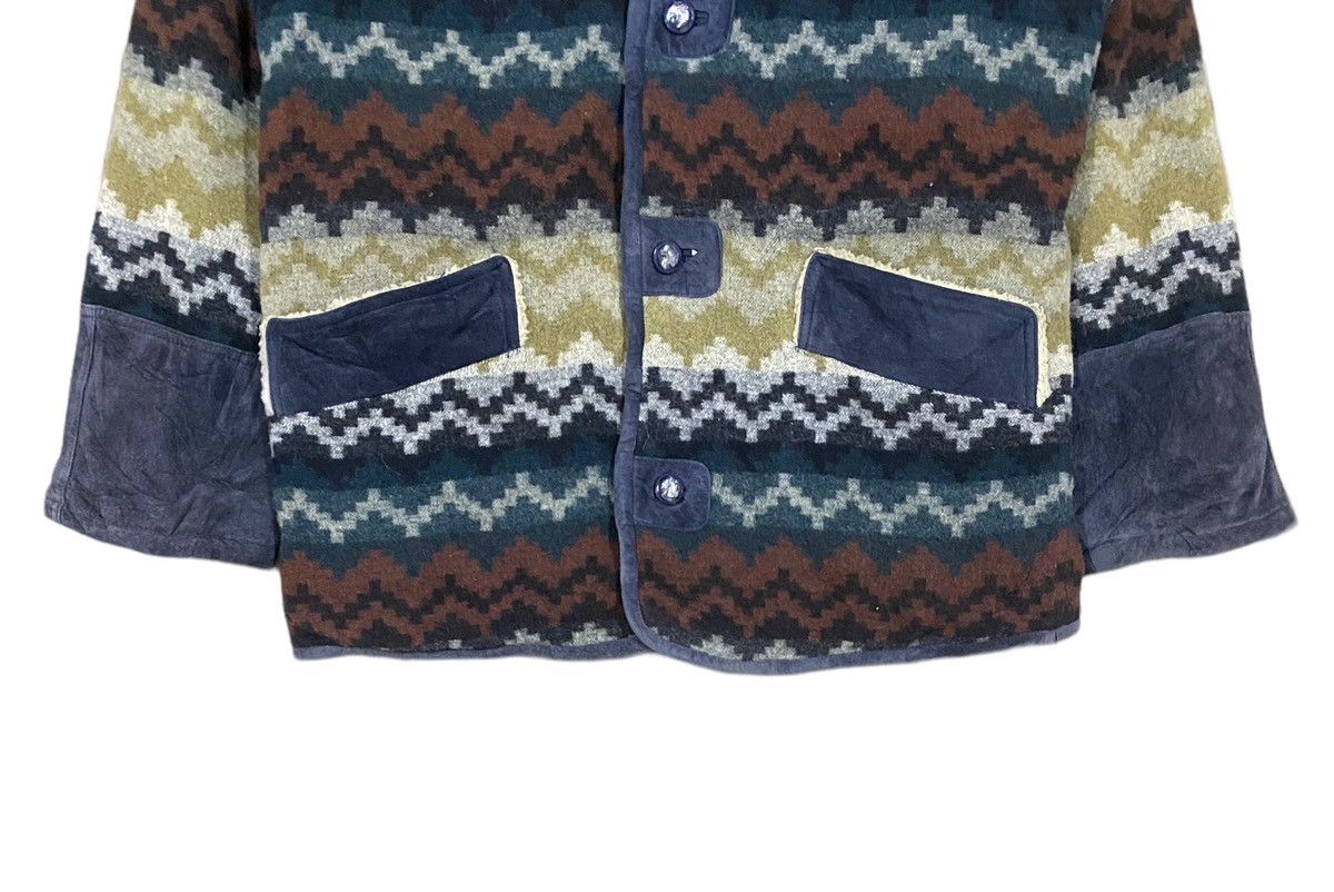 Fortela × Native × Vintage Vtg🔥Japanese Blanked Blend Moleskins Sherpa Inner Jacket Size US L / EU 52-54 / 3 - 5 Thumbnail