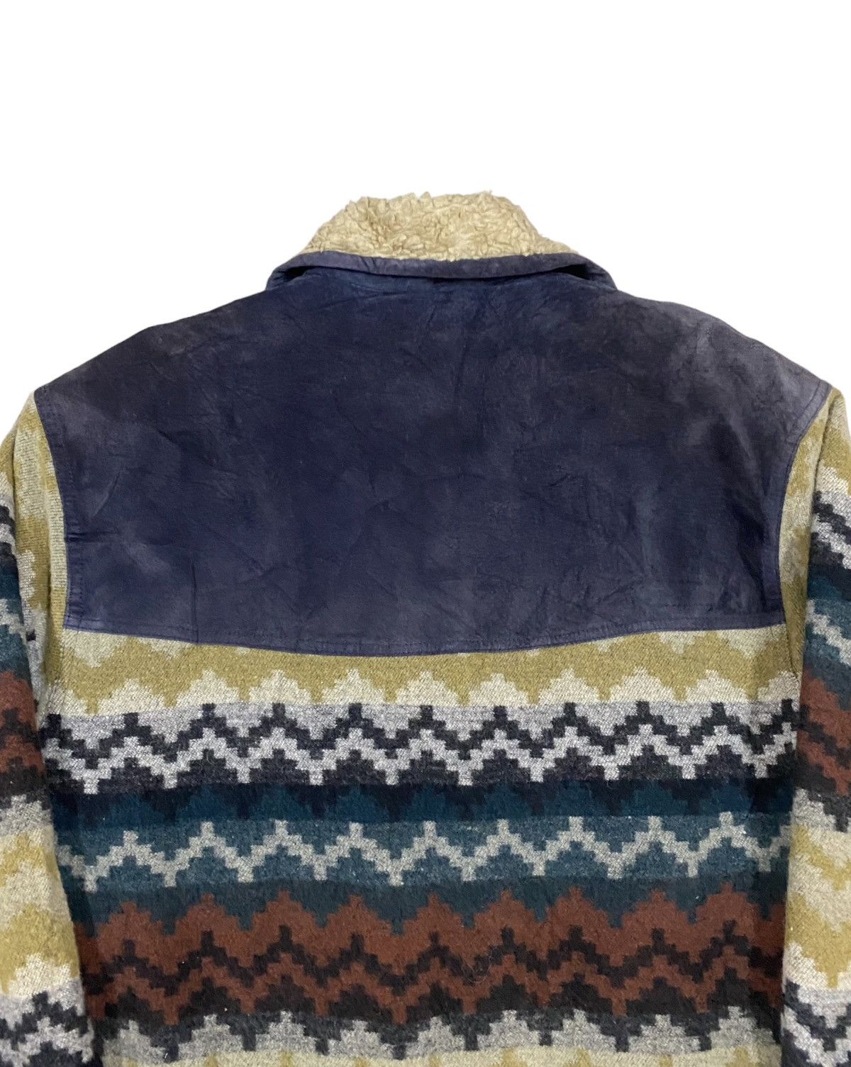 Fortela × Native × Vintage Vtg🔥Japanese Blanked Blend Moleskins Sherpa Inner Jacket Size US L / EU 52-54 / 3 - 12 Thumbnail