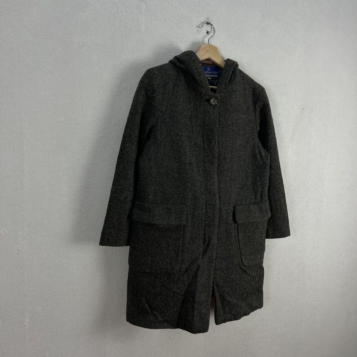 Burberry VINTAGE BURBERRY BLUE LABEL WOOL LONG JACKET Size US S / EU 44-46 / 1 - 2 Thumbnail