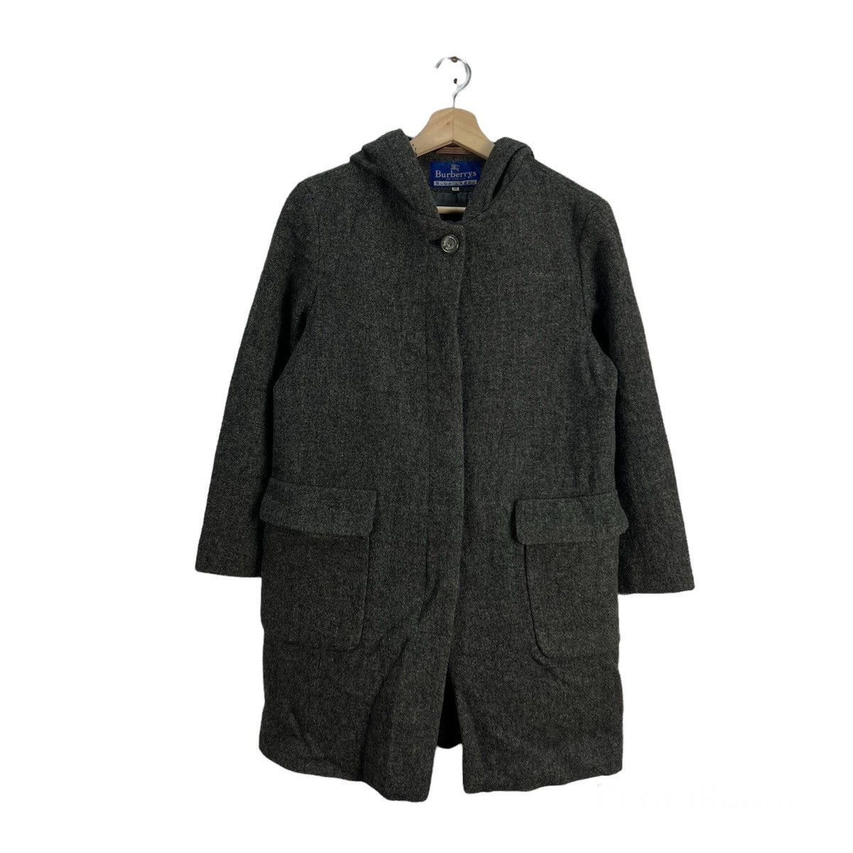 Burberry VINTAGE BURBERRY BLUE LABEL WOOL LONG JACKET Size US S / EU 44-46 / 1 - 1 Thumbnail