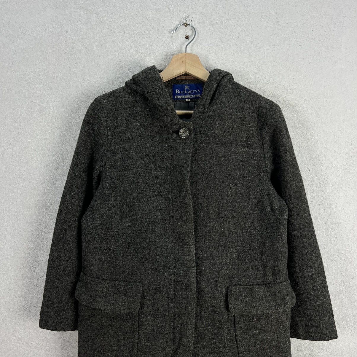 Burberry VINTAGE BURBERRY BLUE LABEL WOOL LONG JACKET Size US S / EU 44-46 / 1 - 3 Thumbnail